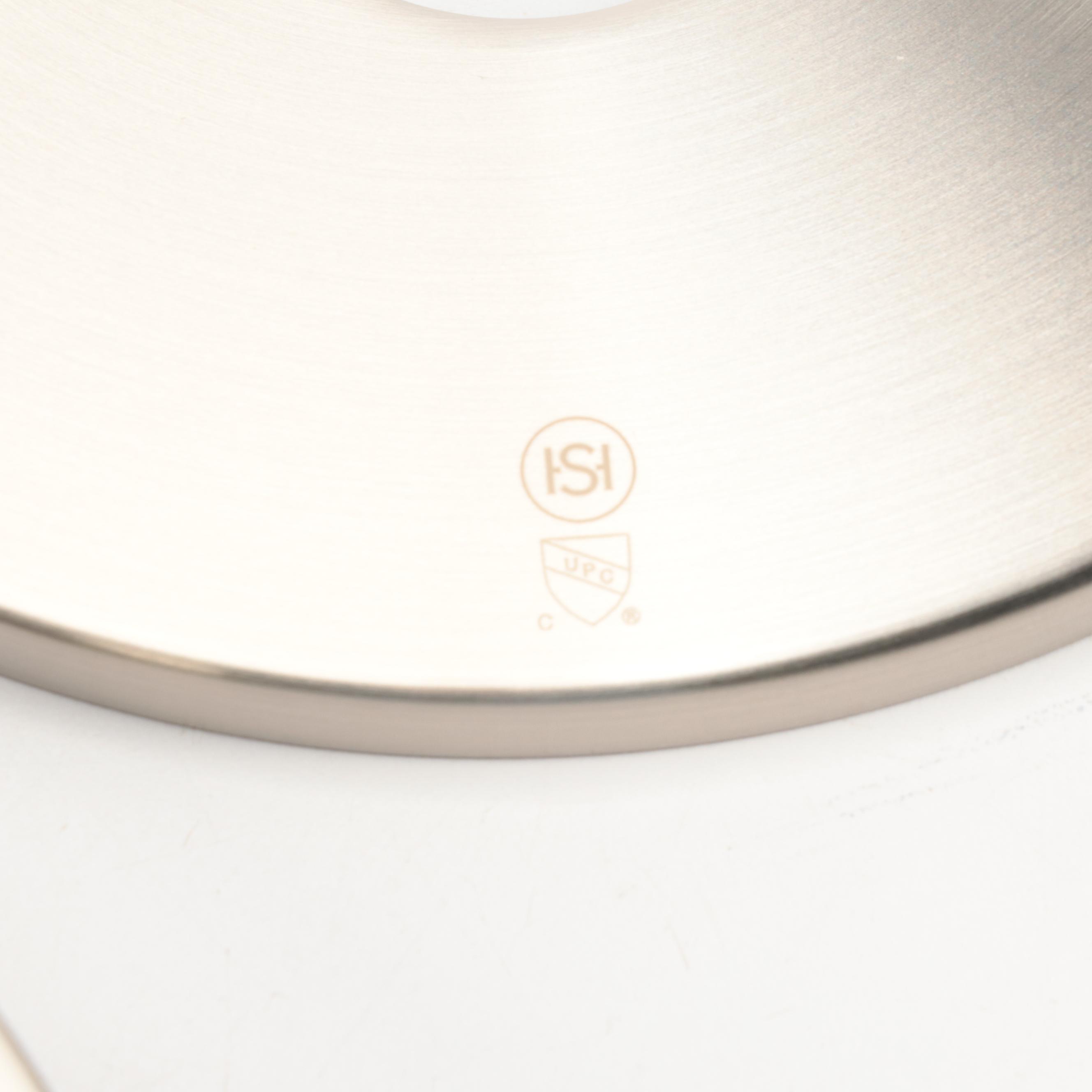 Brushed Nickel Finish Shower System with Rainfall Shower Head and Linear Drain