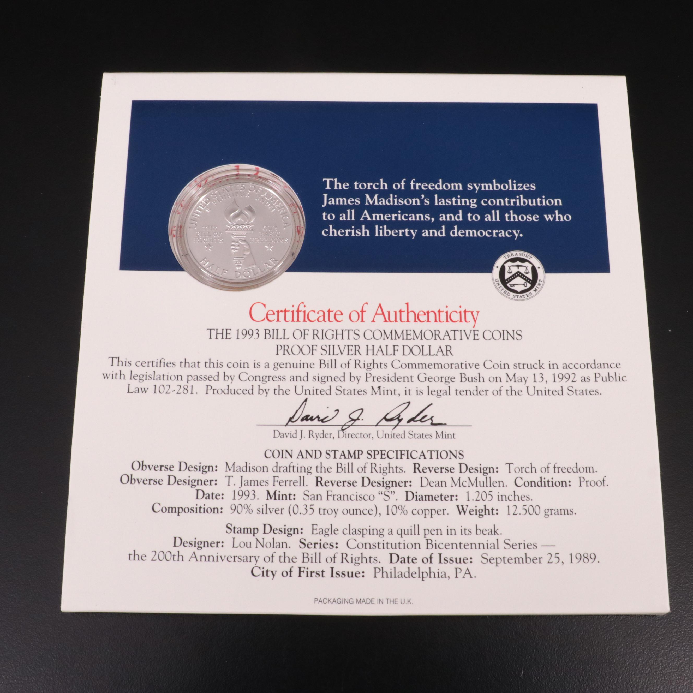 Two U.S. Commemorative Coin Sets