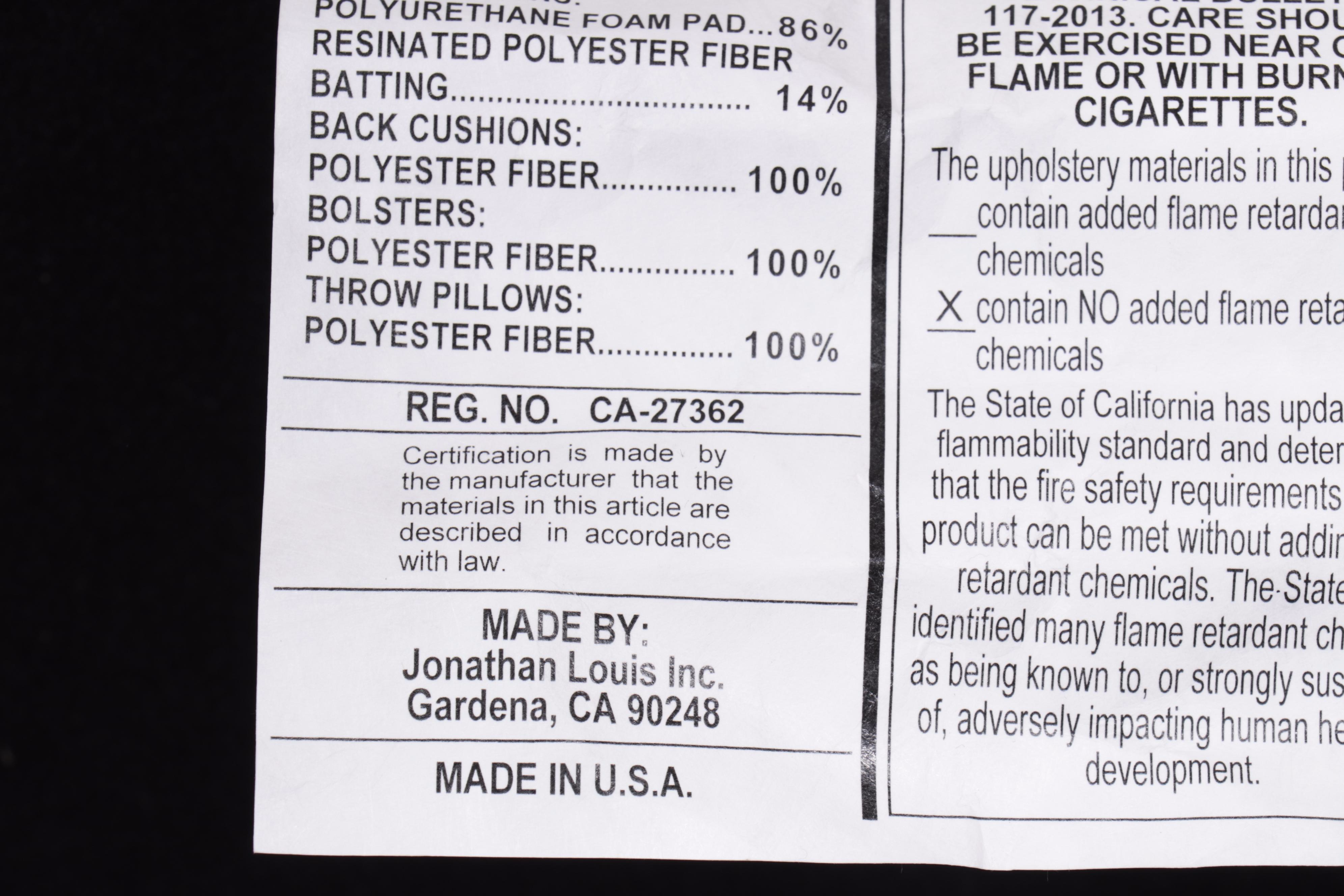 Jonathan Louis for Z Gallerie "Luka" Microfiber Six-Piece Sectional Sofa