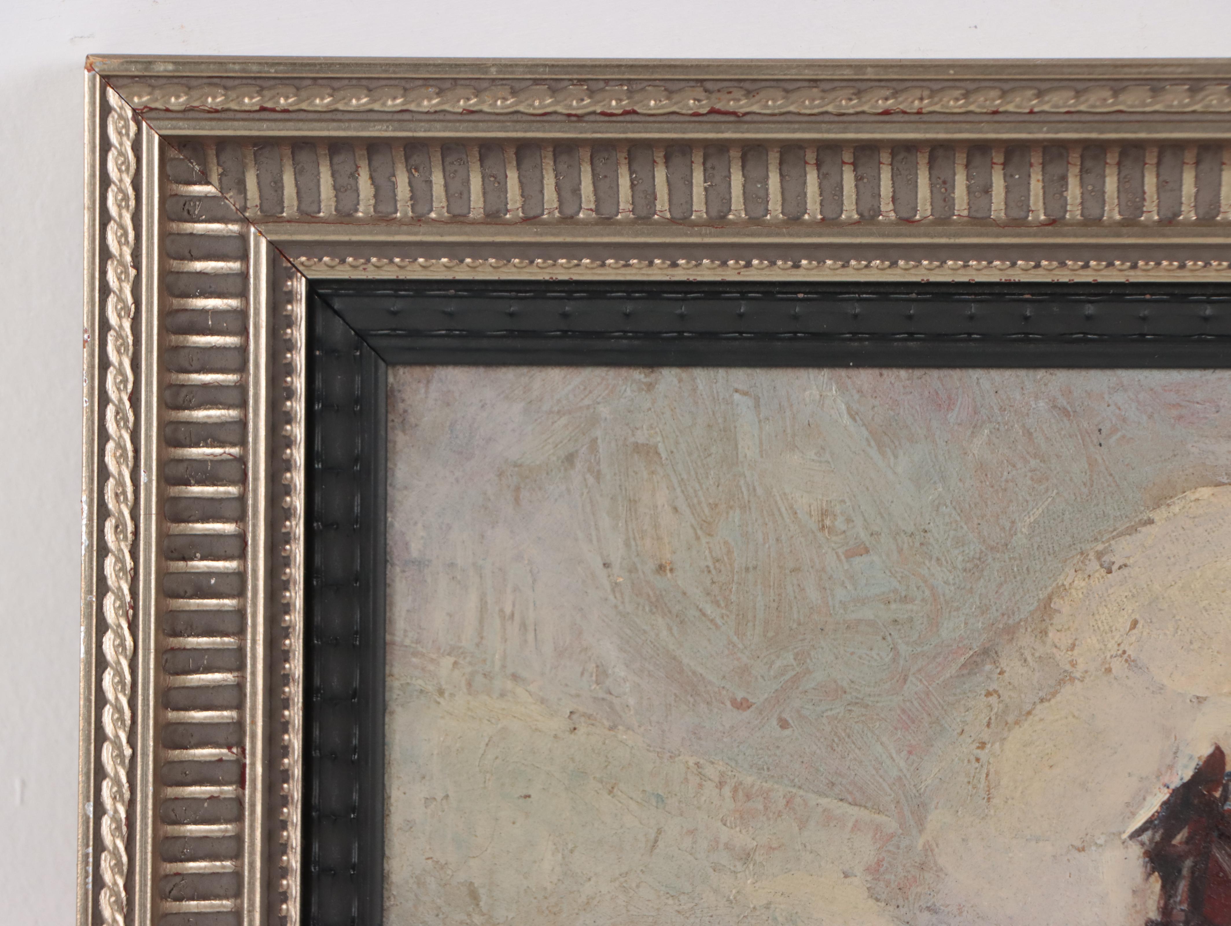 Leslie Cope Oil Painting of Horses