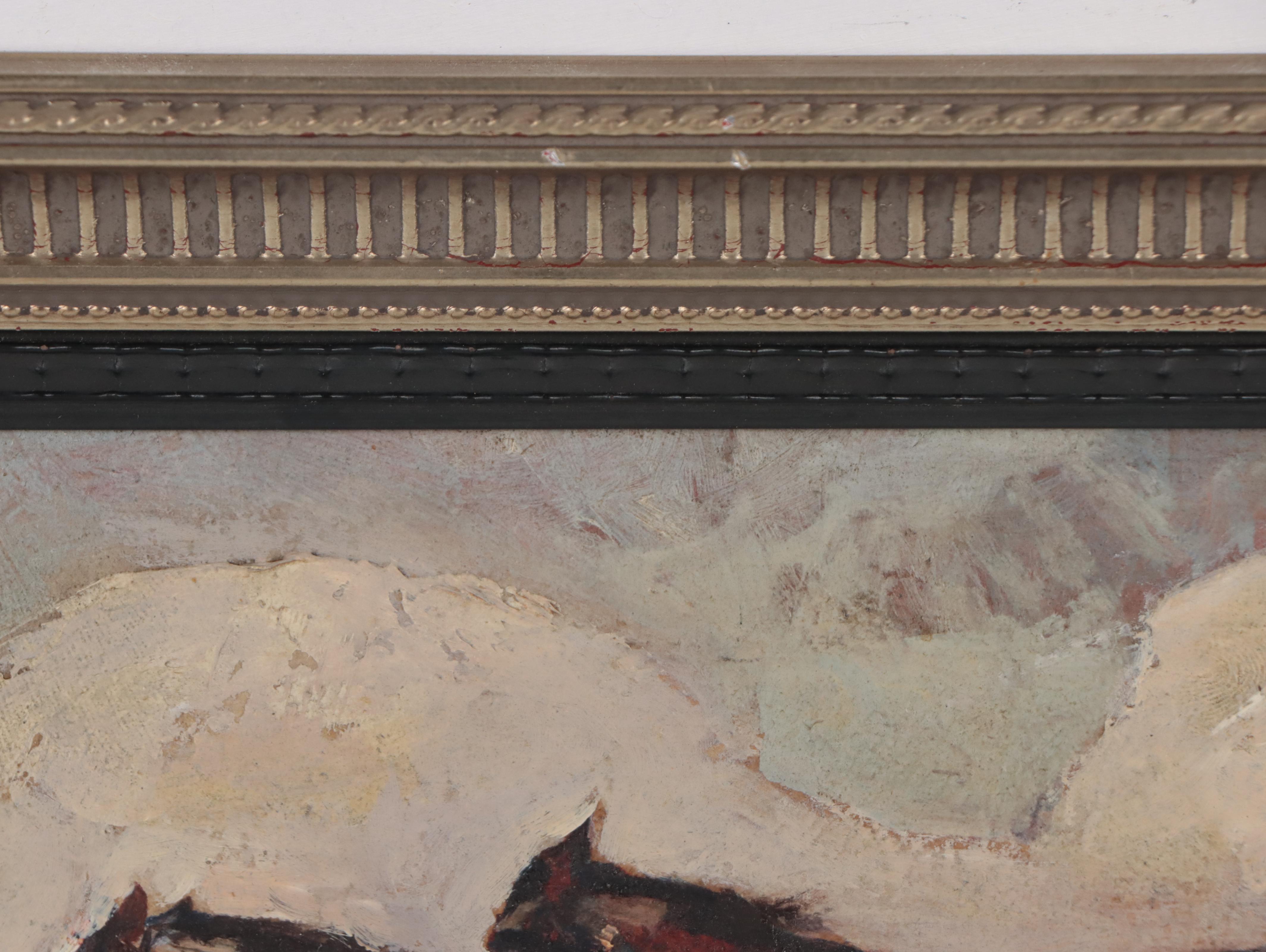 Leslie Cope Oil Painting of Horses