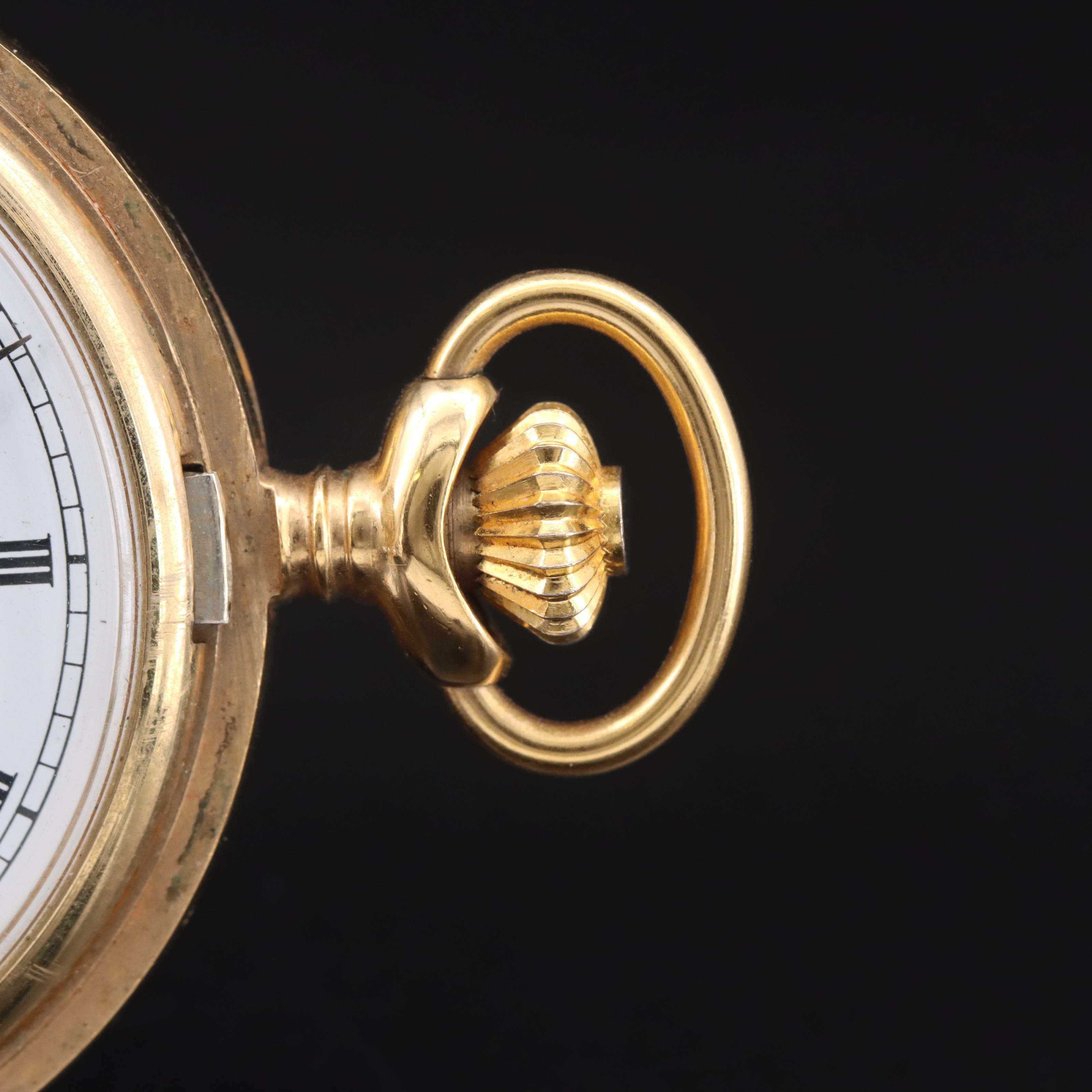 Consul Hunter Case Pocket Watch