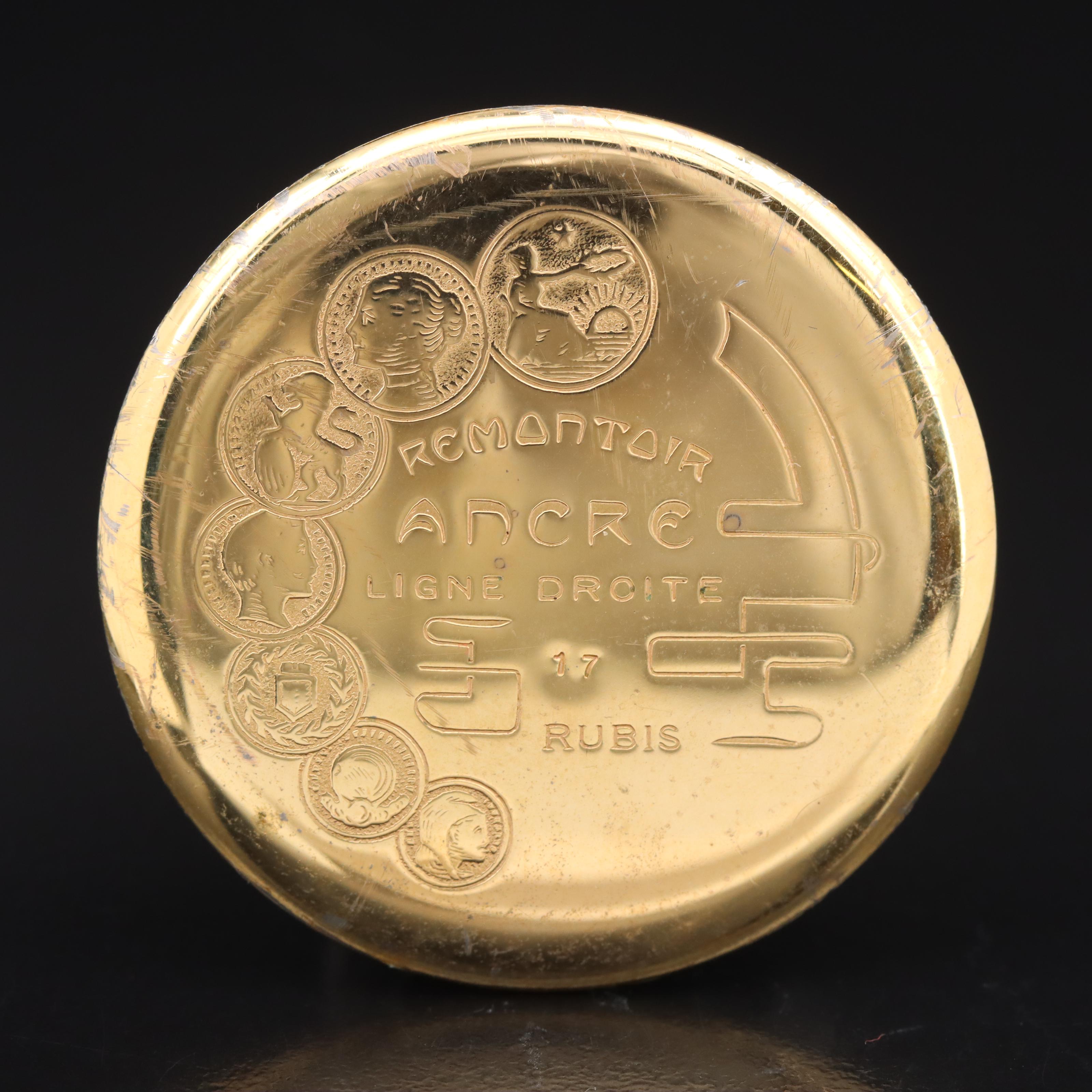 Consul Hunter Case Pocket Watch