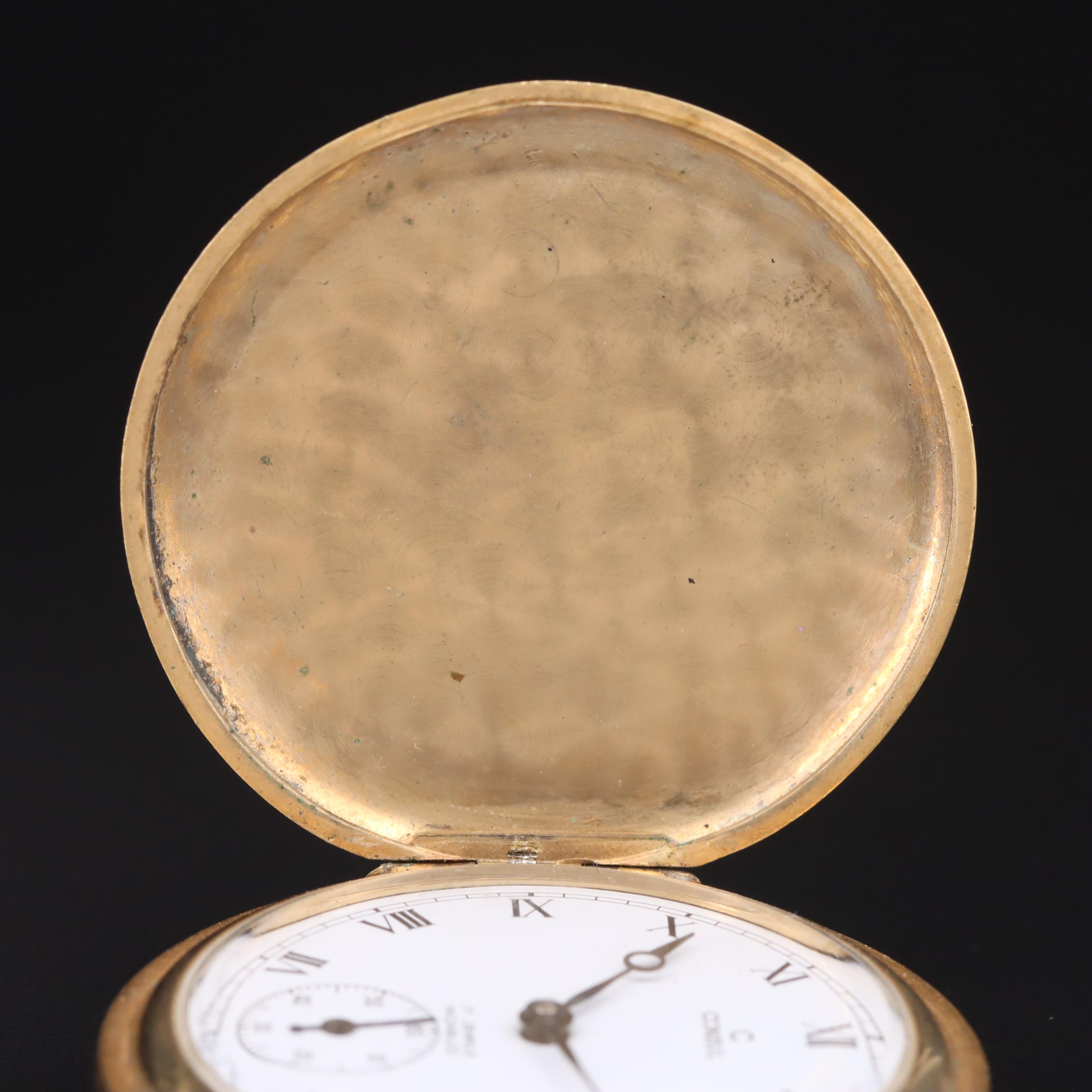 Consul Hunter Case Pocket Watch