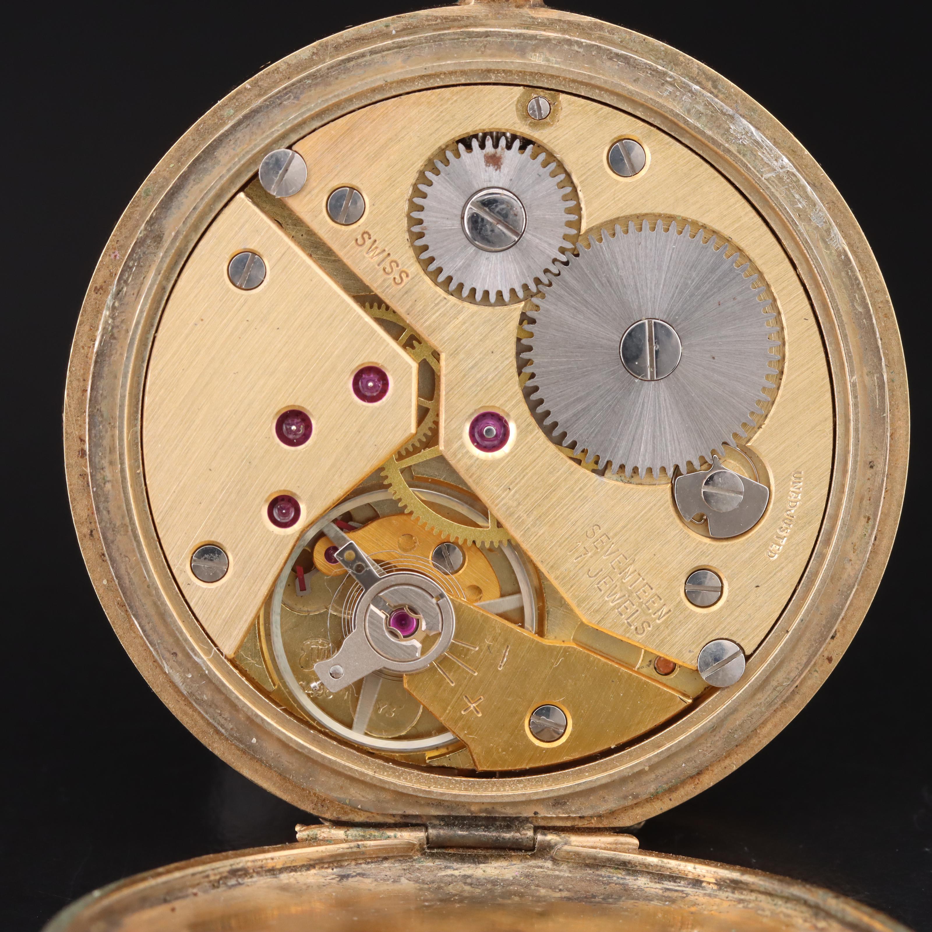 Consul Hunter Case Pocket Watch