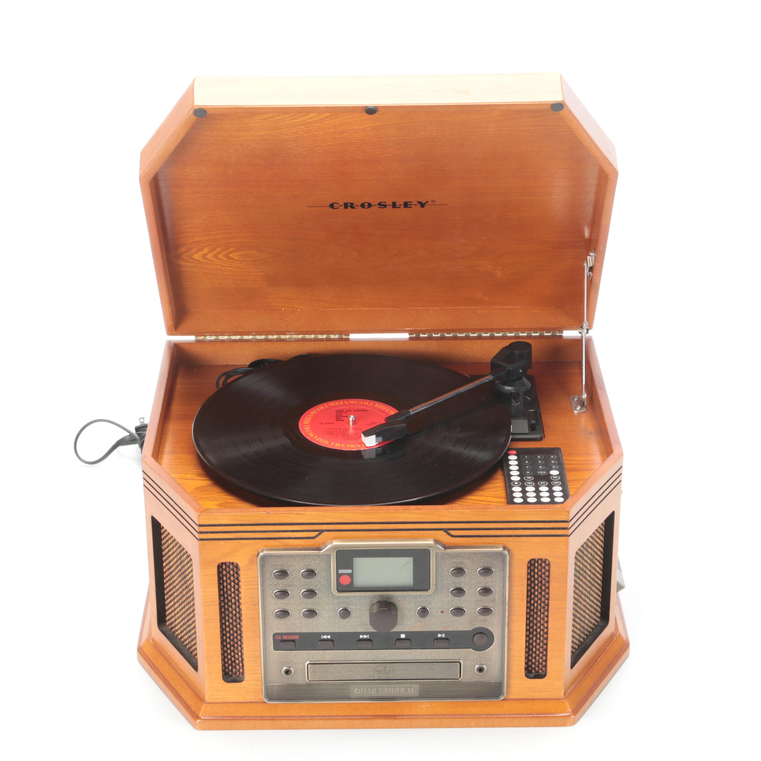 Crosley CR248 All-in-One Turntable with Songwriter CD Recorder, 2007