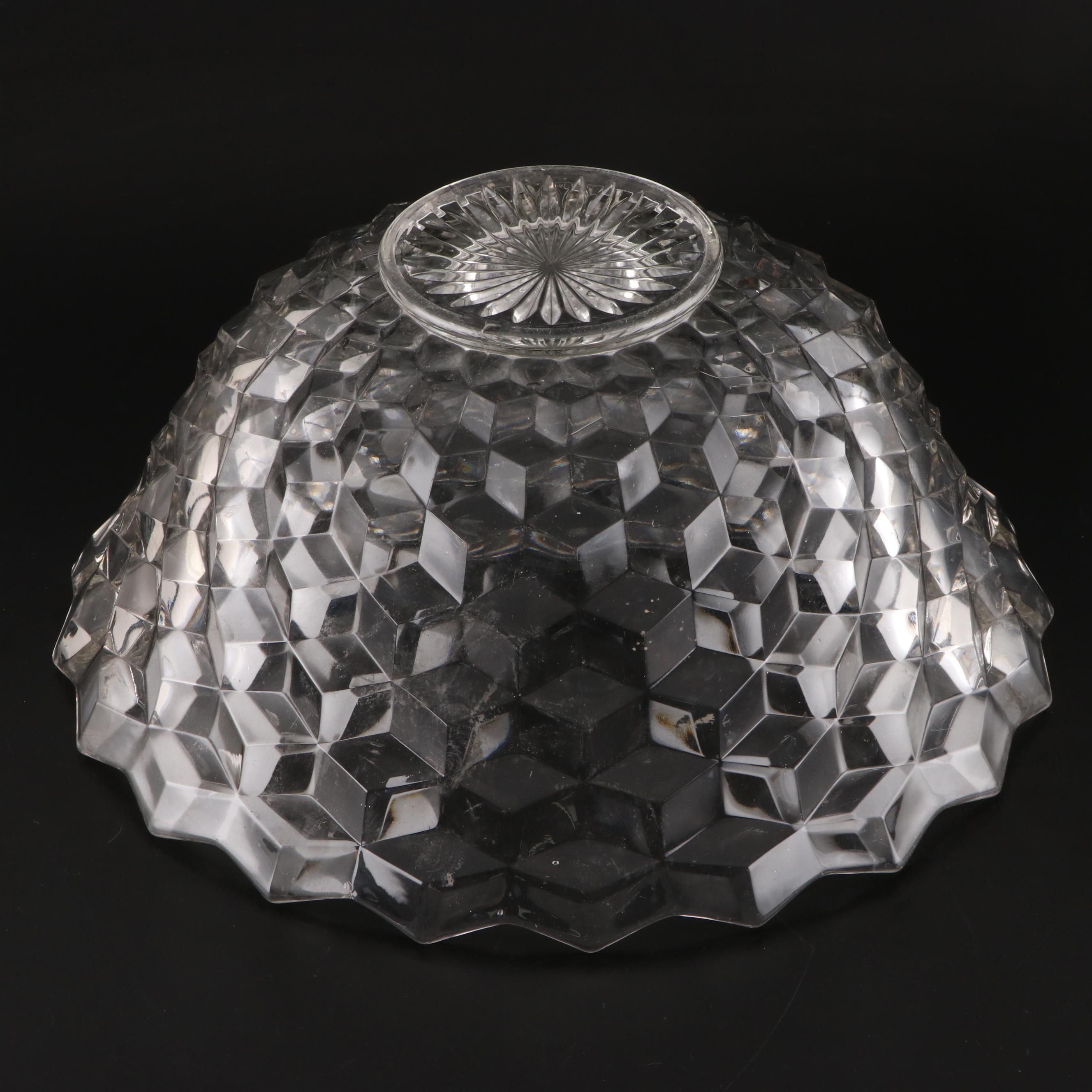 Fostoria "American Clear" Glass Punch Bowl