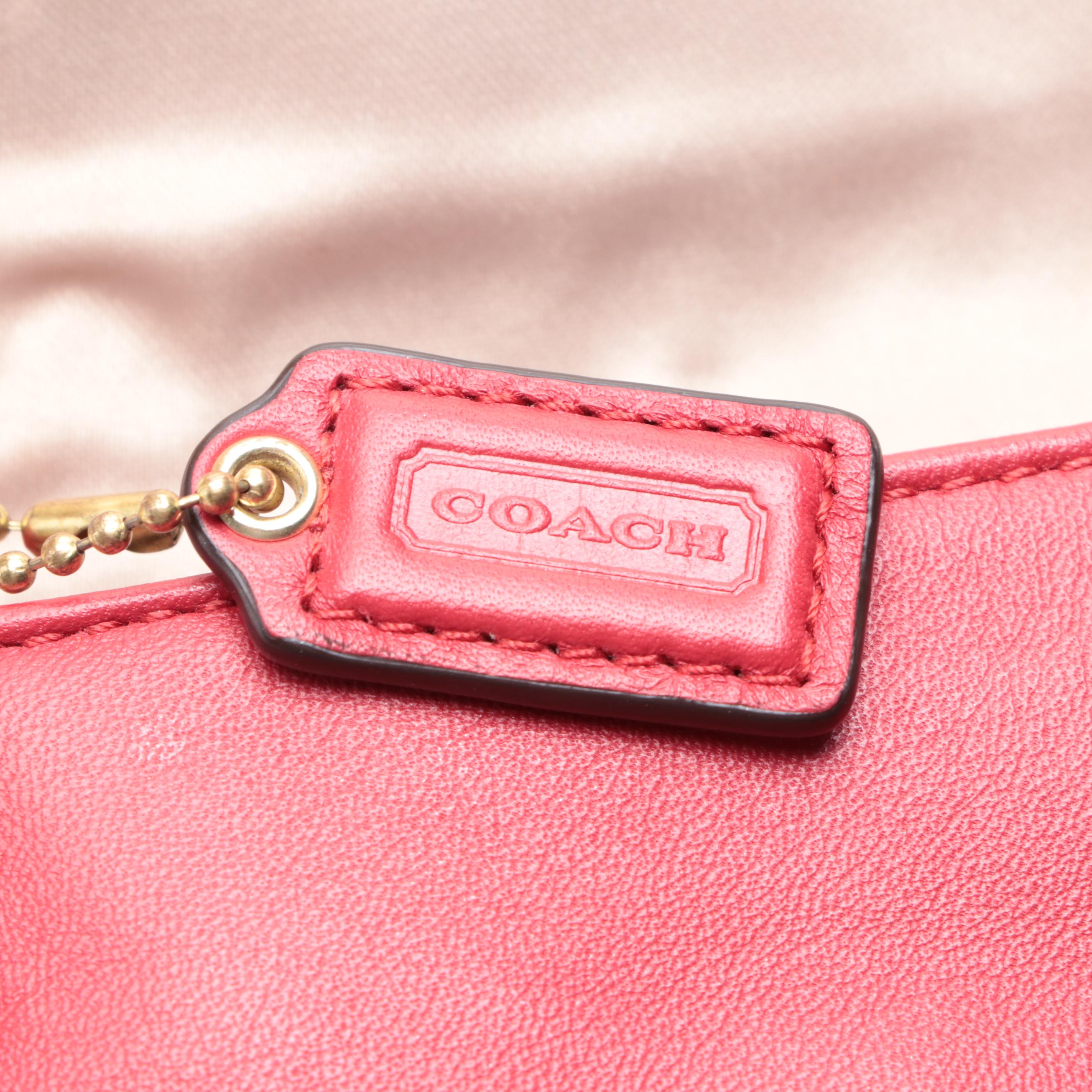 Coach Madison Isabelle Leather Shoulder Bag and Wristlets