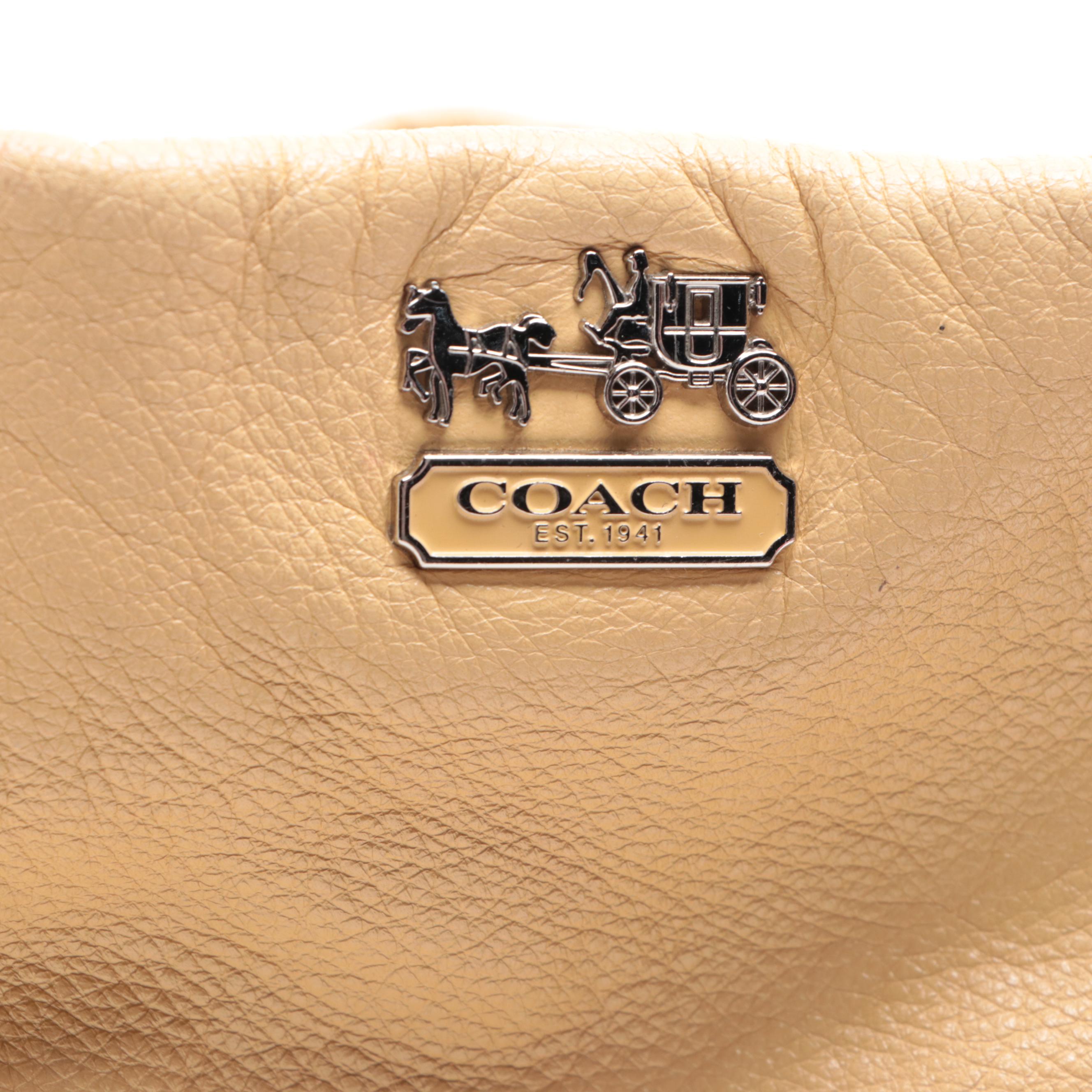 Coach Madison Isabelle Leather Shoulder Bag and Wristlets