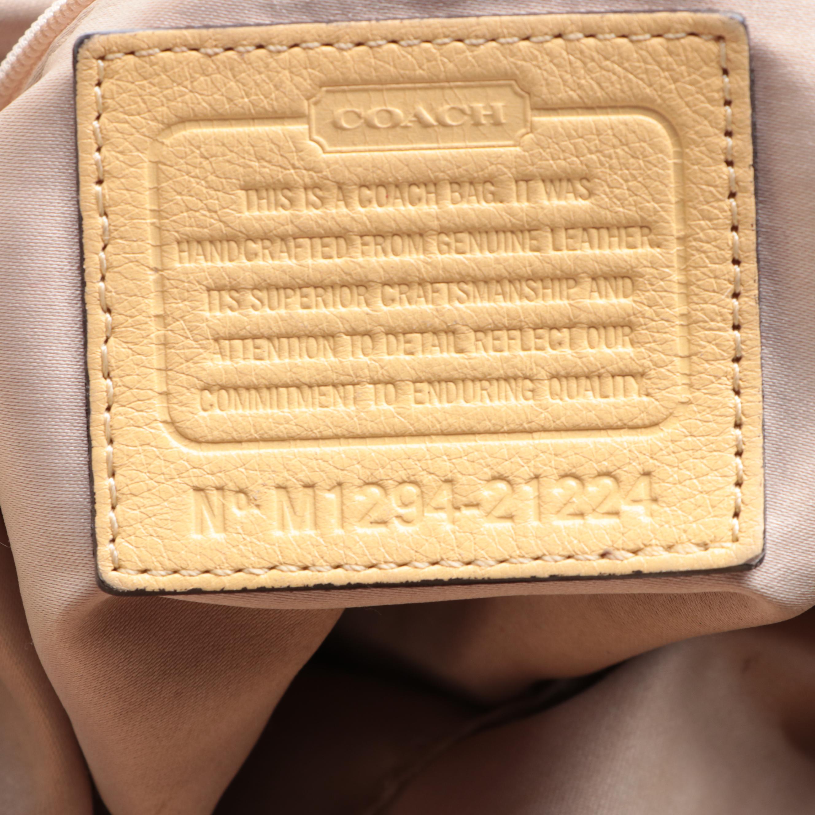 Coach Madison Isabelle Leather Shoulder Bag and Wristlets