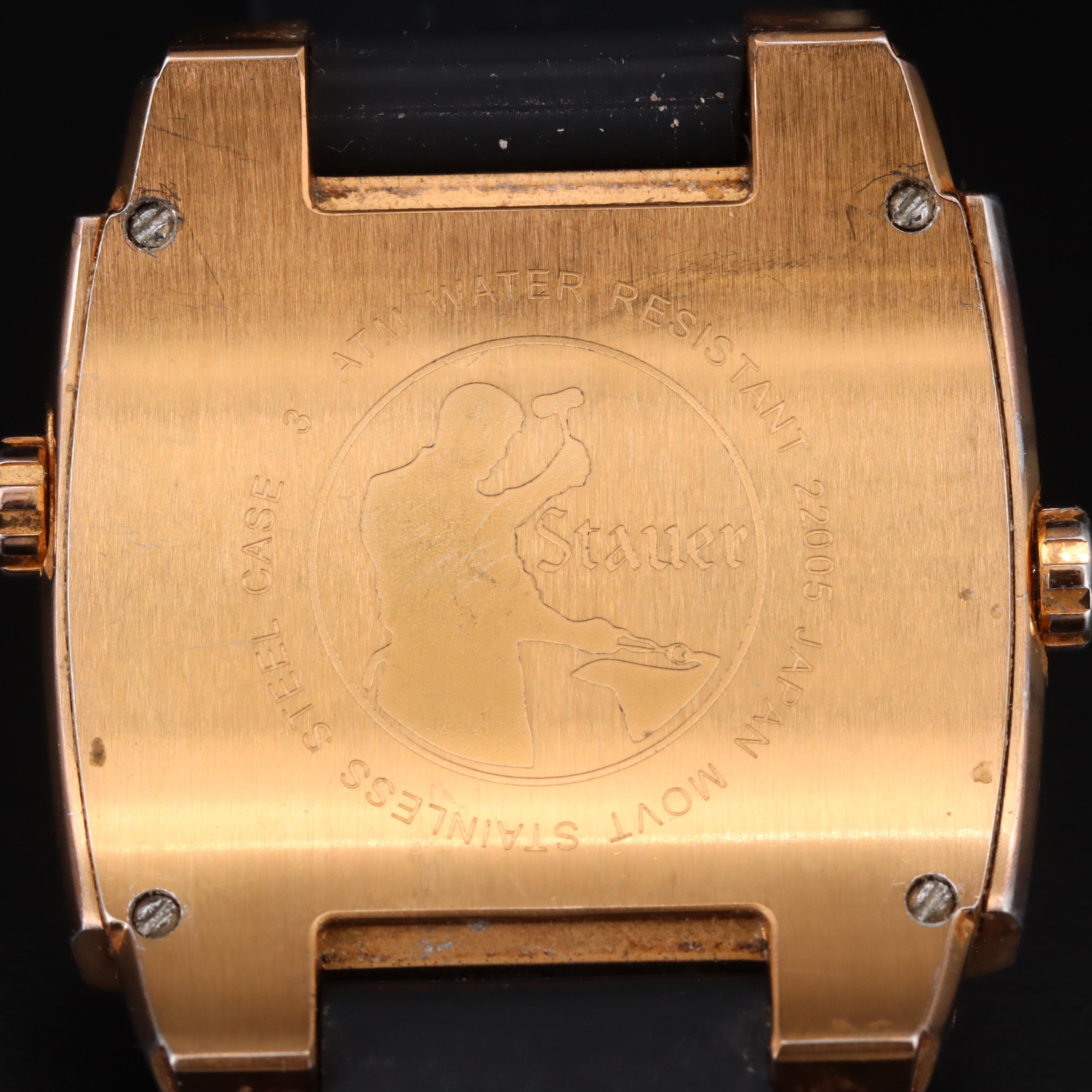 Stauer Dual Time Zone Quartz Watch