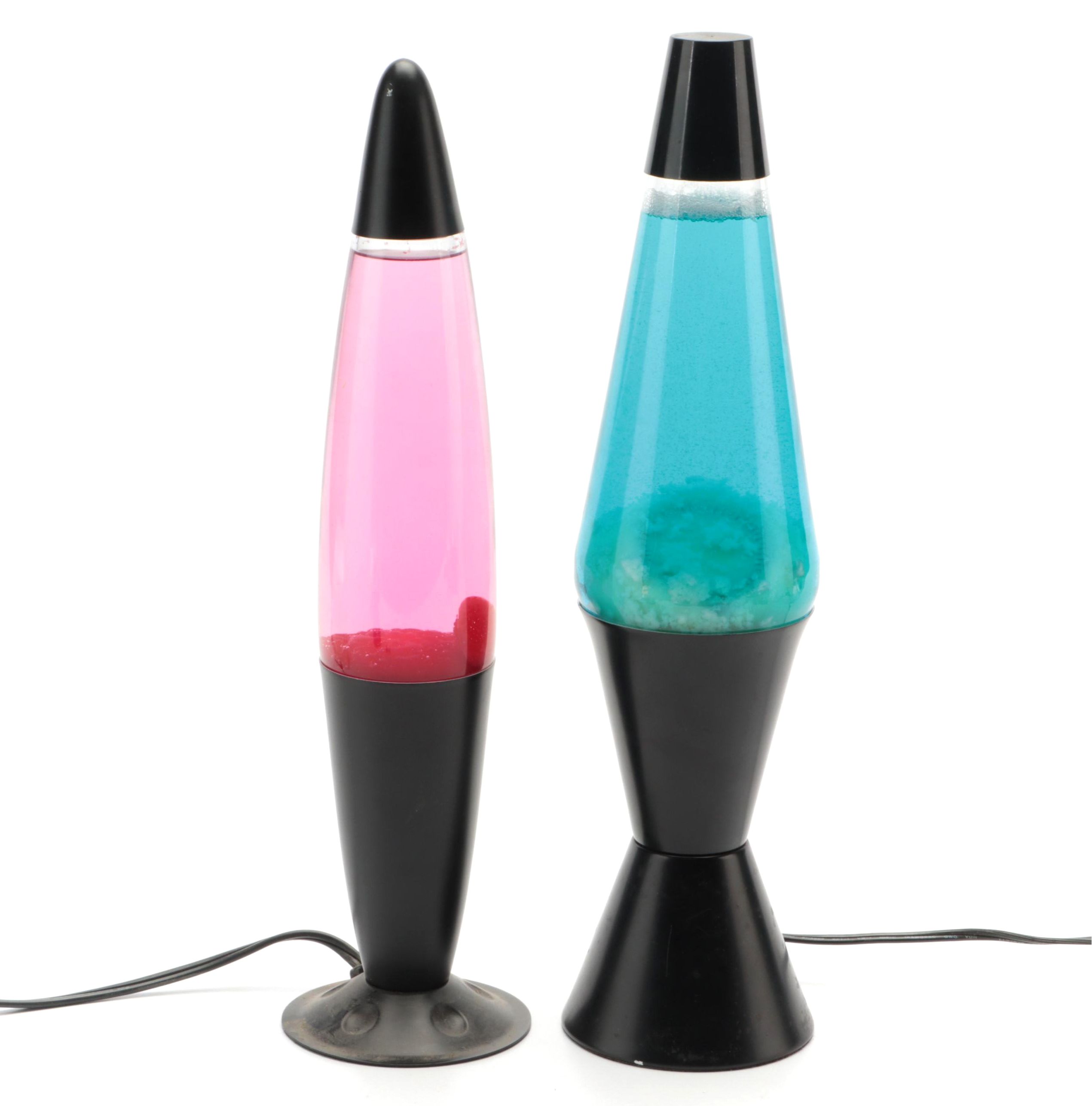 Blue and Pink Lava Lamps