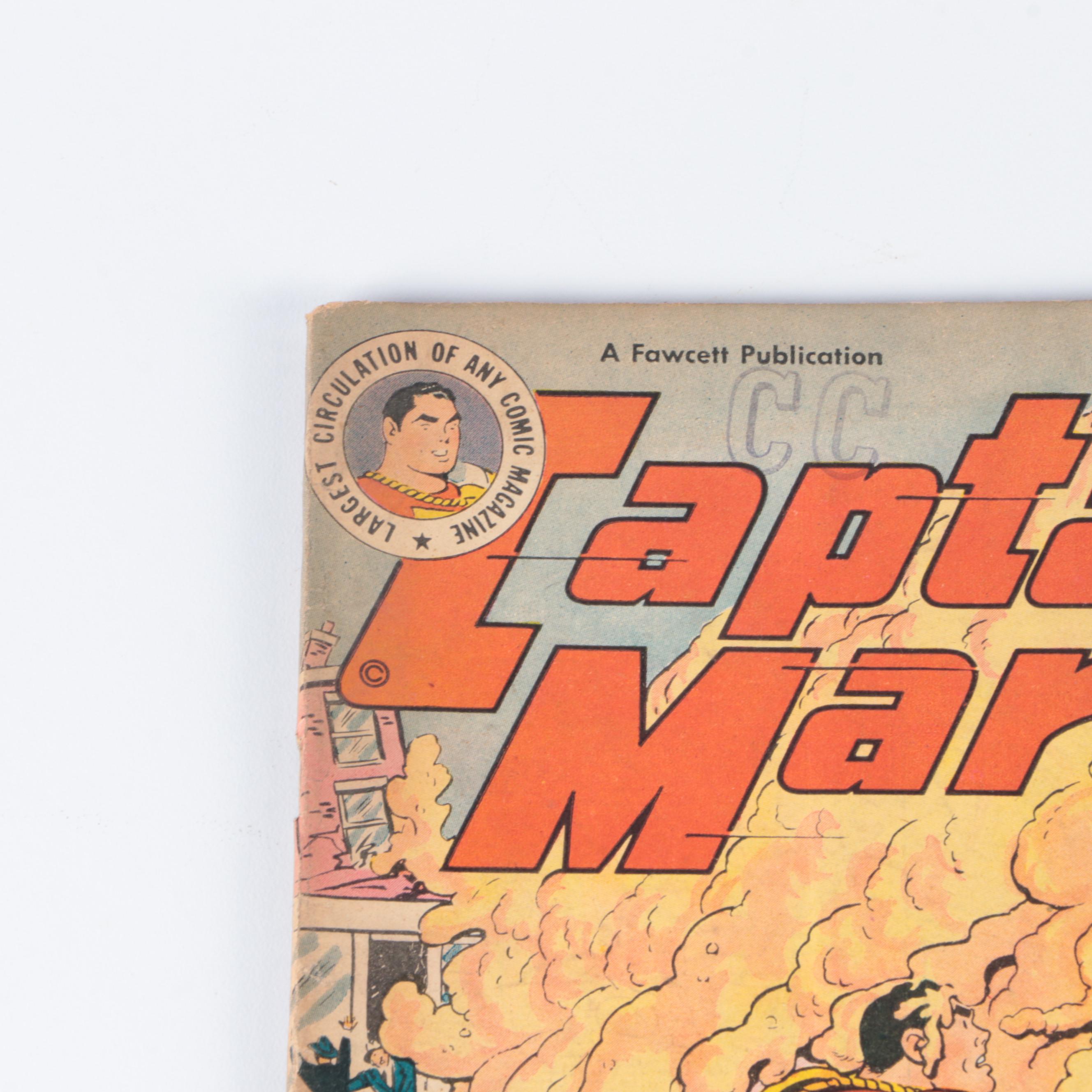 Golden Age Captain Marvel Adventures Comic Books