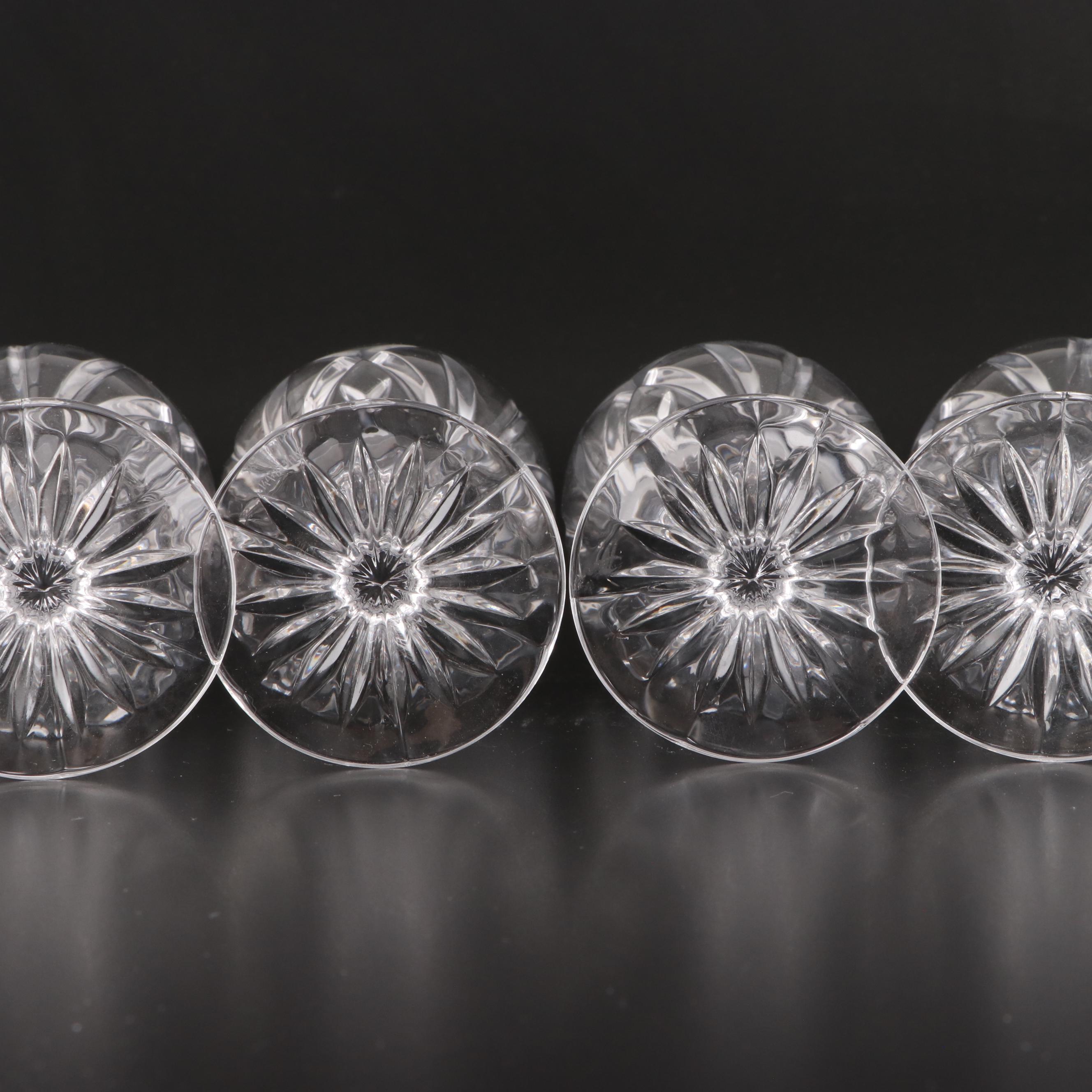 Marquis by Waterford "Brookside" Crystal Wine Glasses with Bells and Figurine