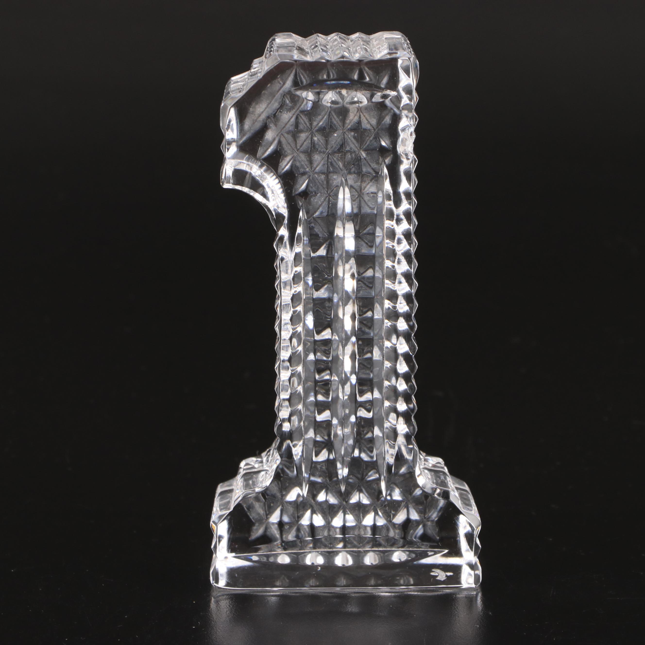 Marquis by Waterford "Brookside" Crystal Wine Glasses with Bells and Figurine