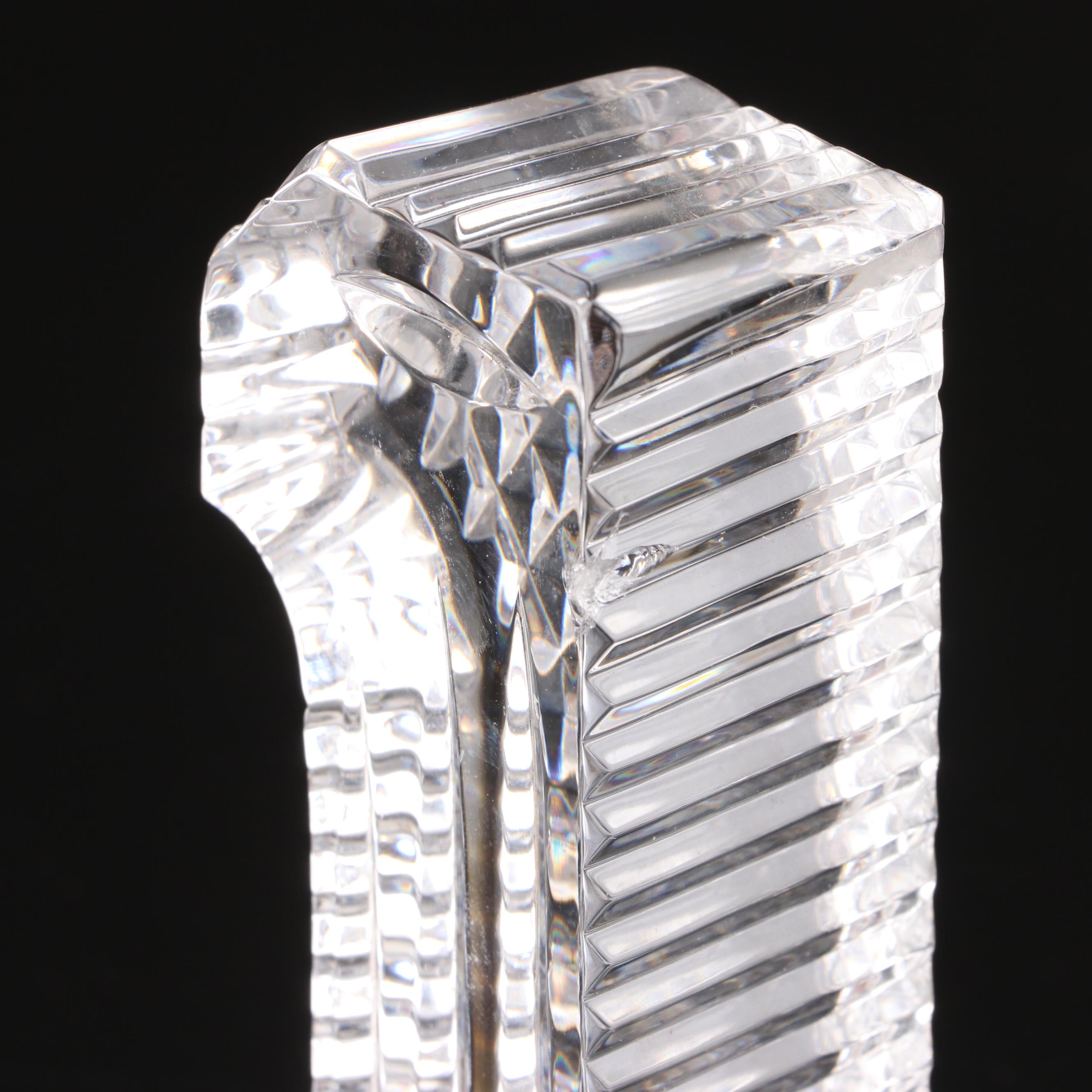 Marquis by Waterford "Brookside" Crystal Wine Glasses with Bells and Figurine