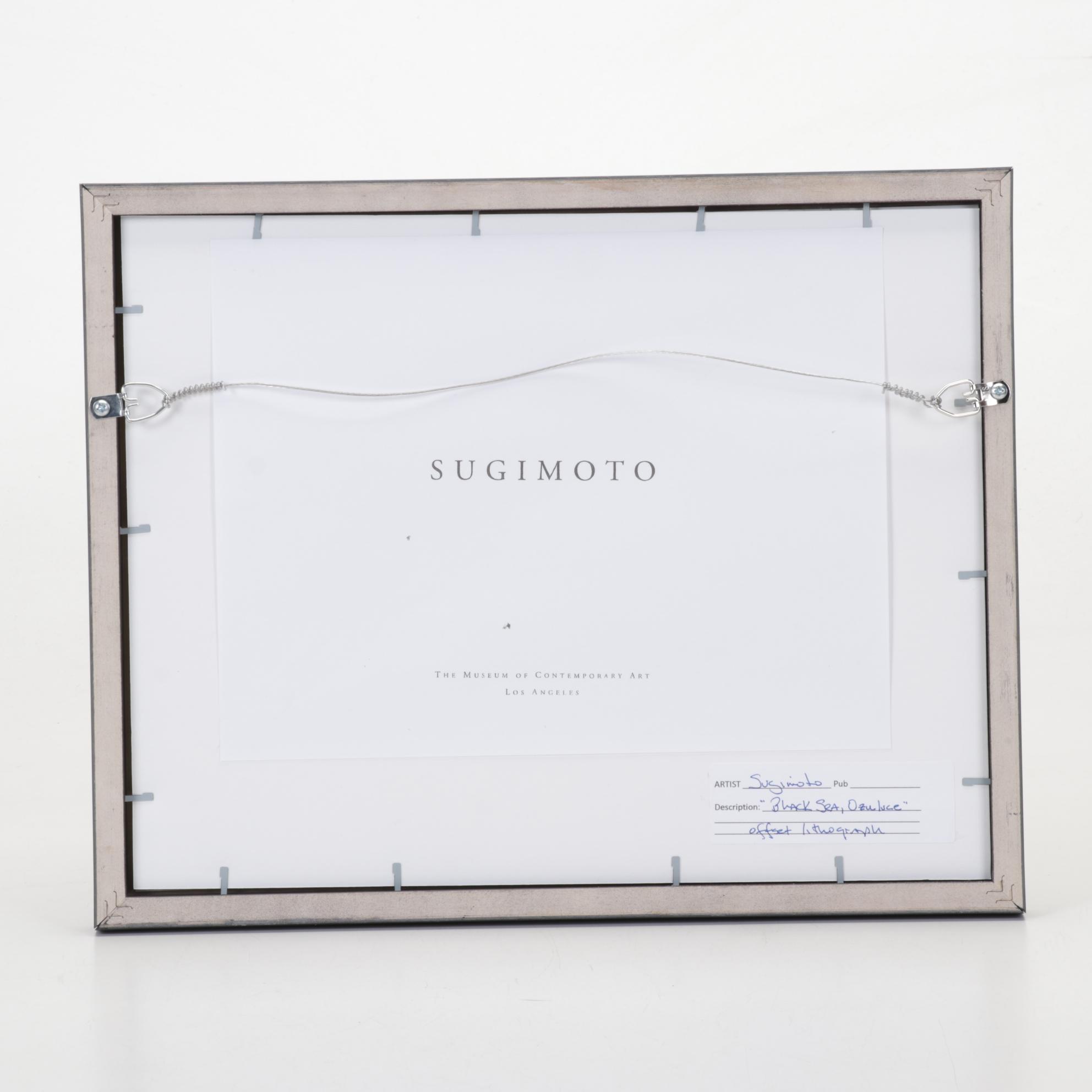 Sugimoto Hiroshi Offset Lithograph "Black Sea, Ozuluce," 1993