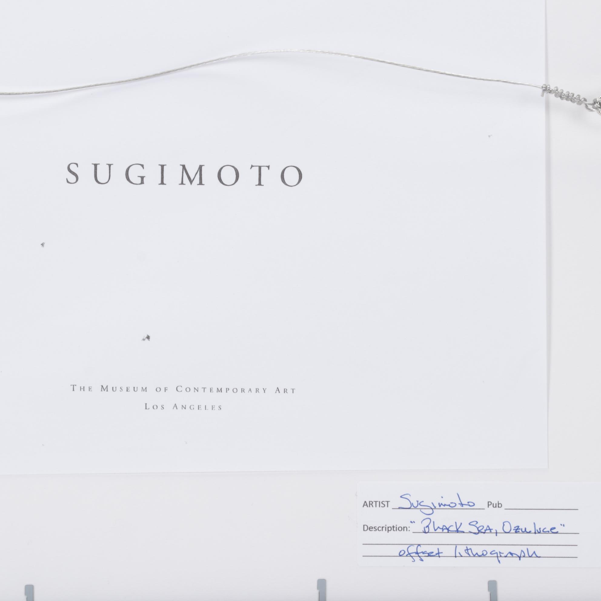 Sugimoto Hiroshi Offset Lithograph "Black Sea, Ozuluce," 1993