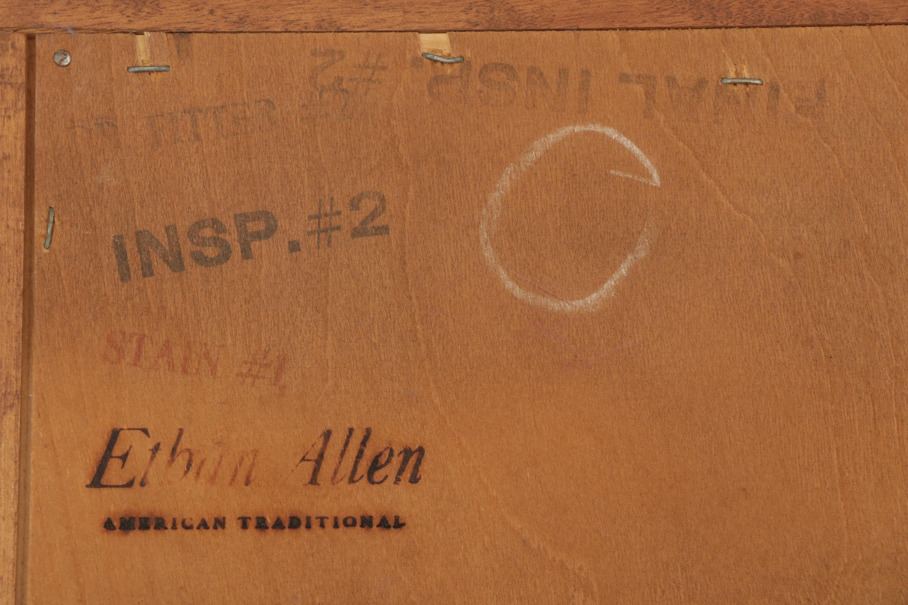 Ethan Allen Wooden Computer Media Cabinet