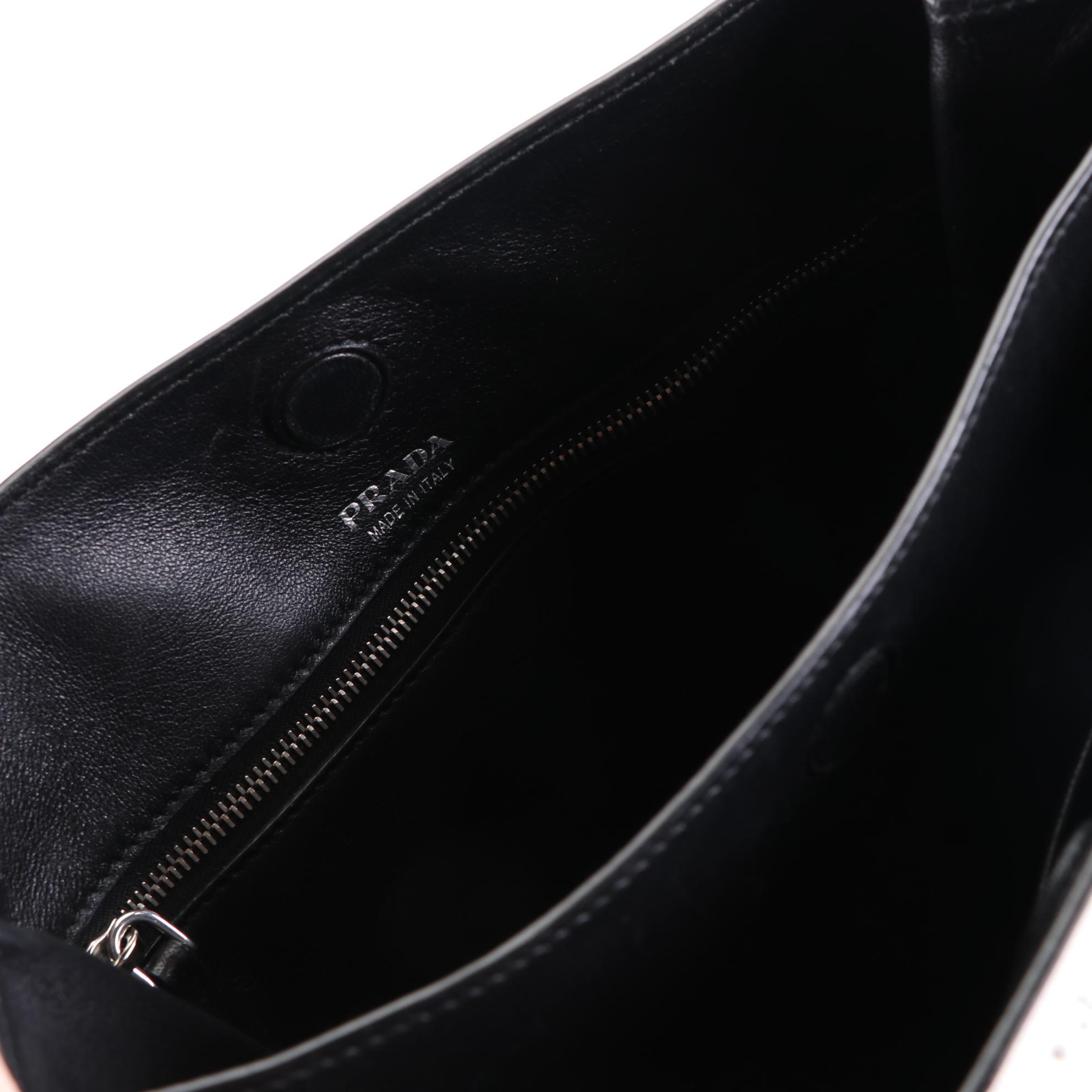 Prada Margit Shoulder Bag in Calfskin Leather