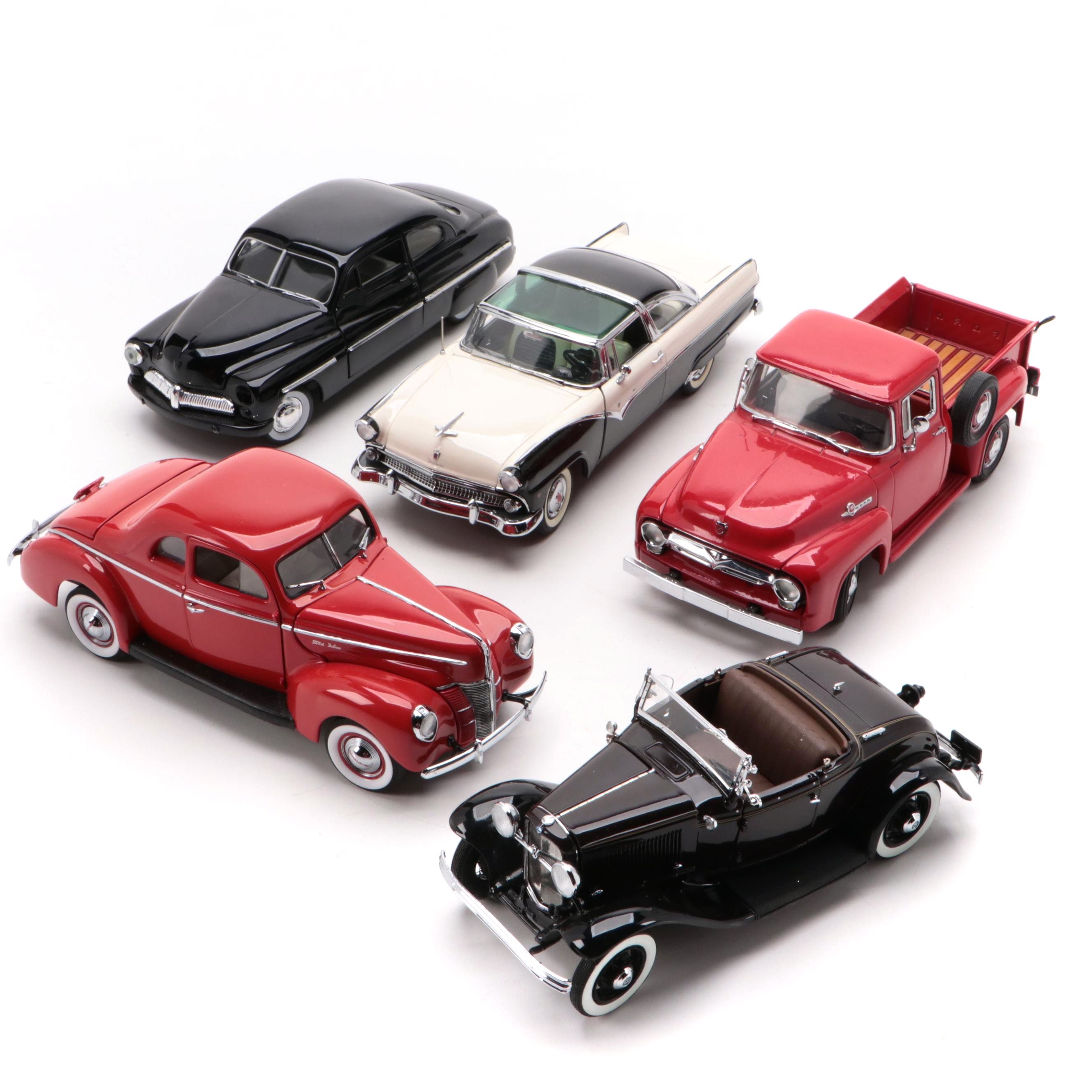 Franklin Mint and Classic Metal Works Diecast Cars and Truck