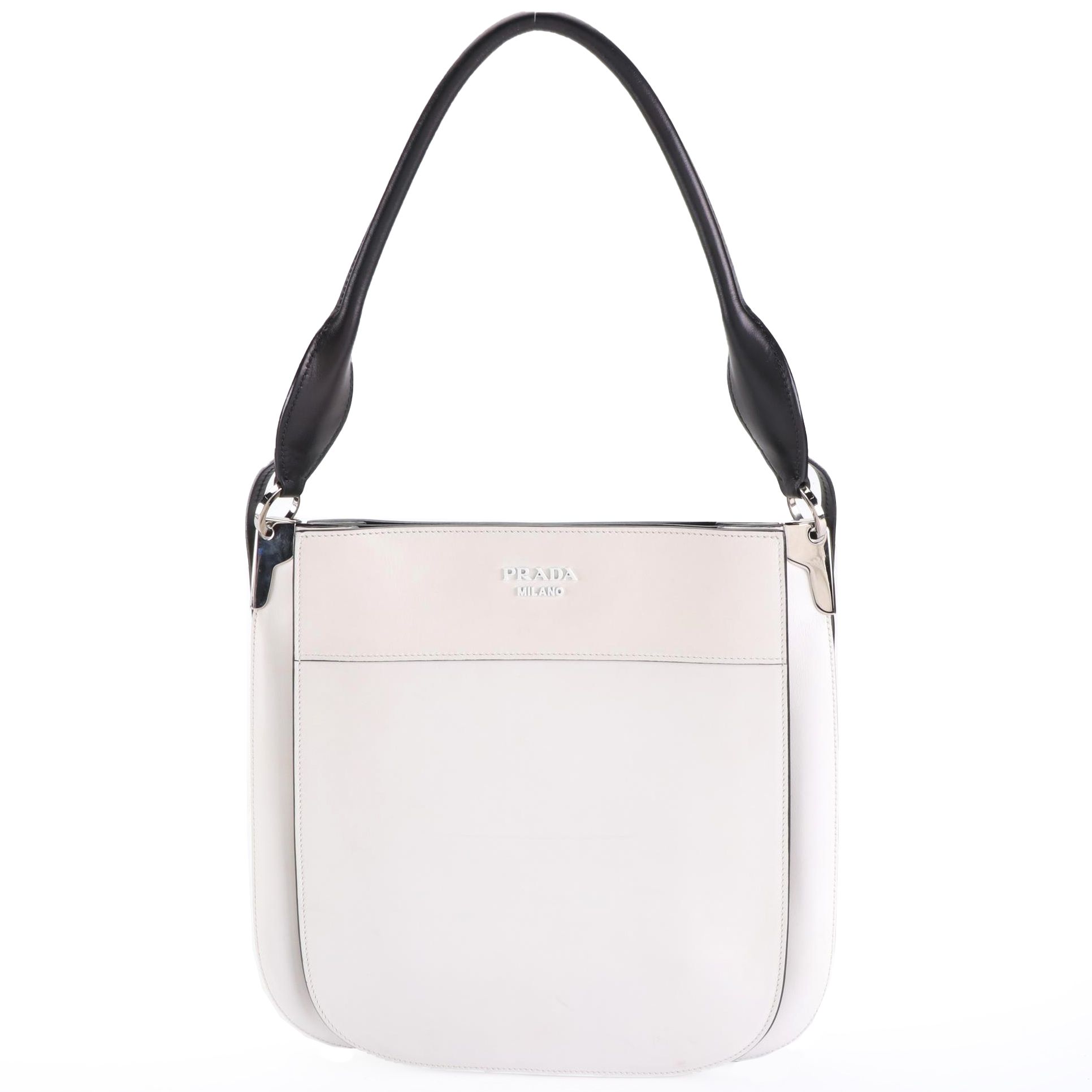 Prada Margit Shoulder Bag in Calfskin Leather