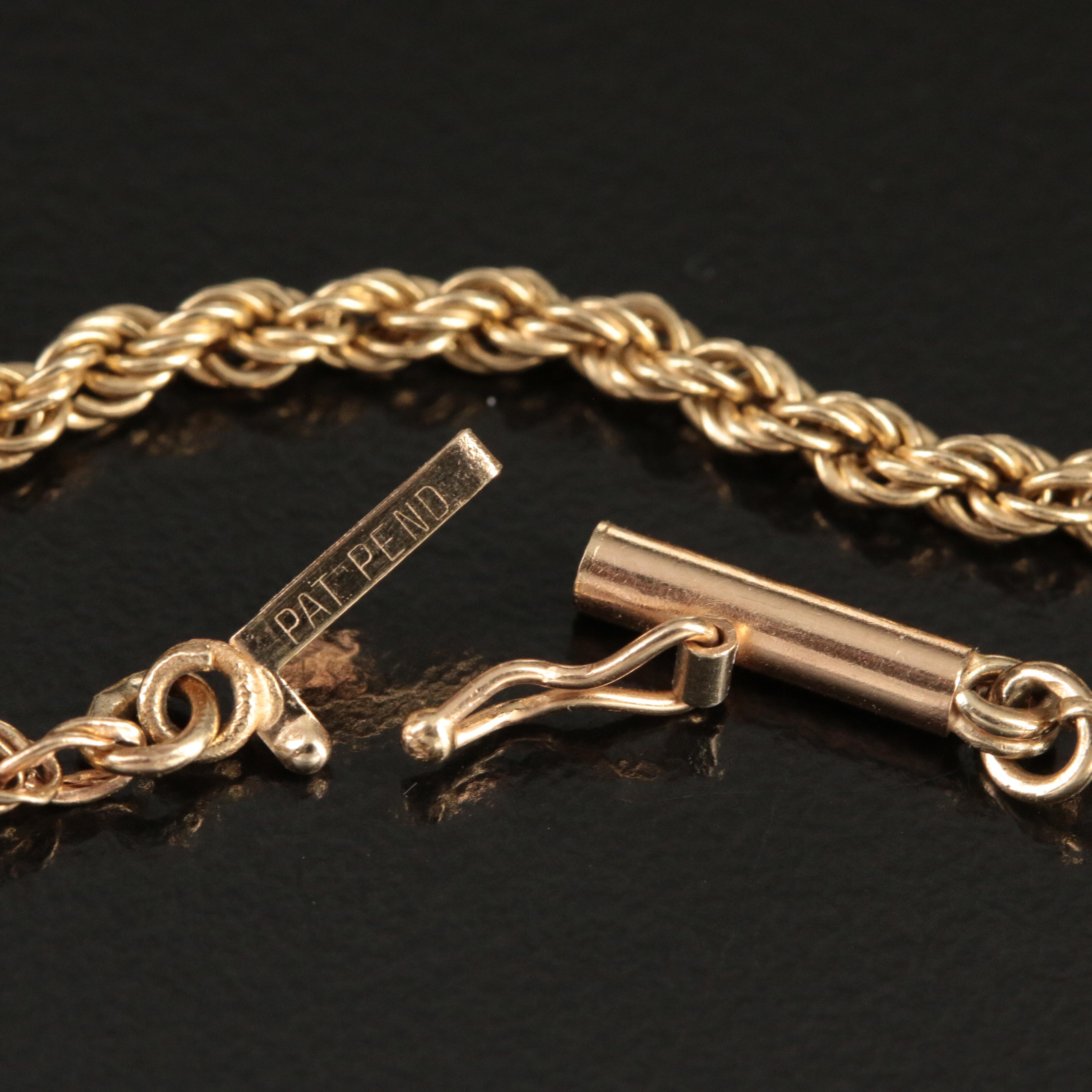 14K Rope Chain Necklace