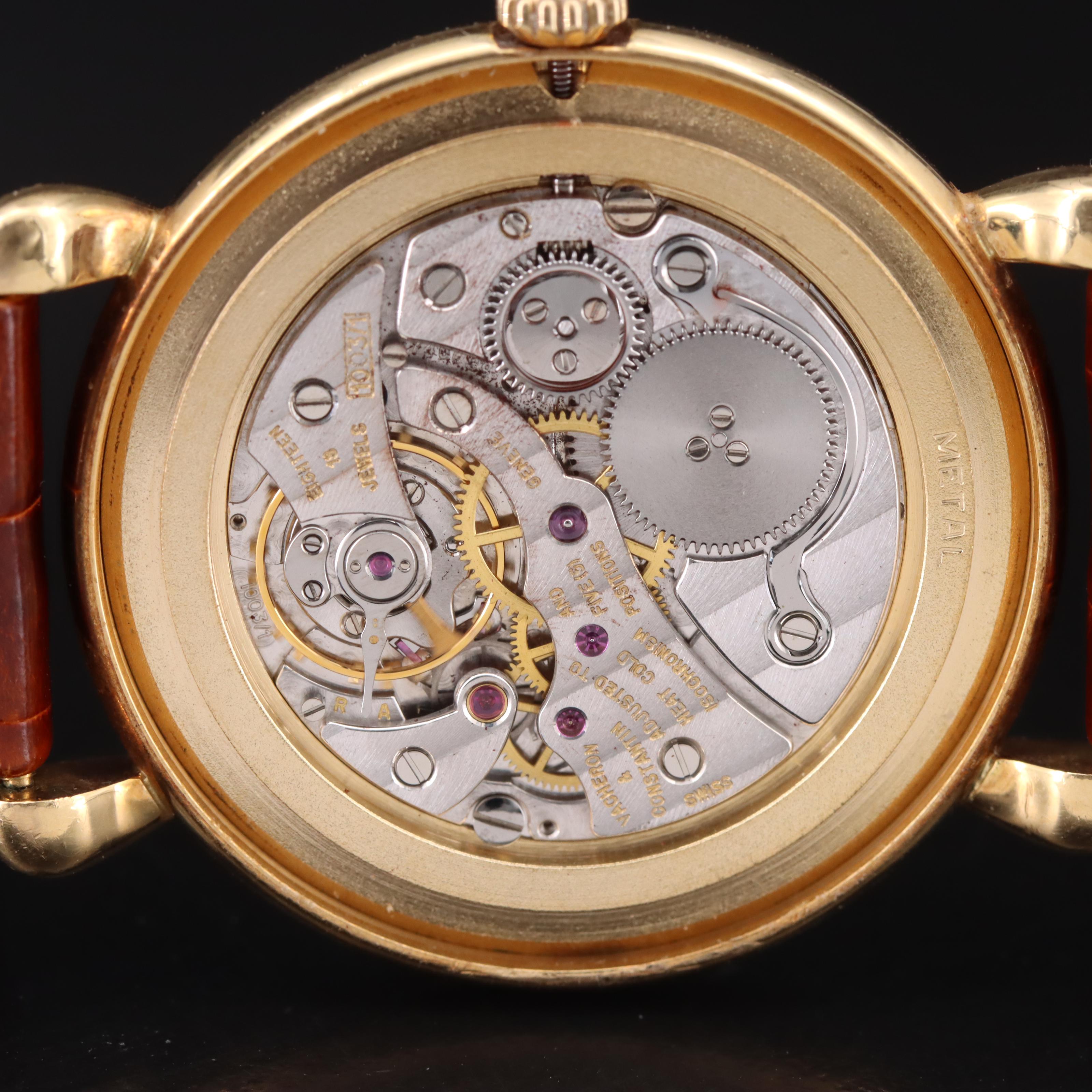 18K Vacheron Constantin Historiques Sigma Dial Stem Wind Watch