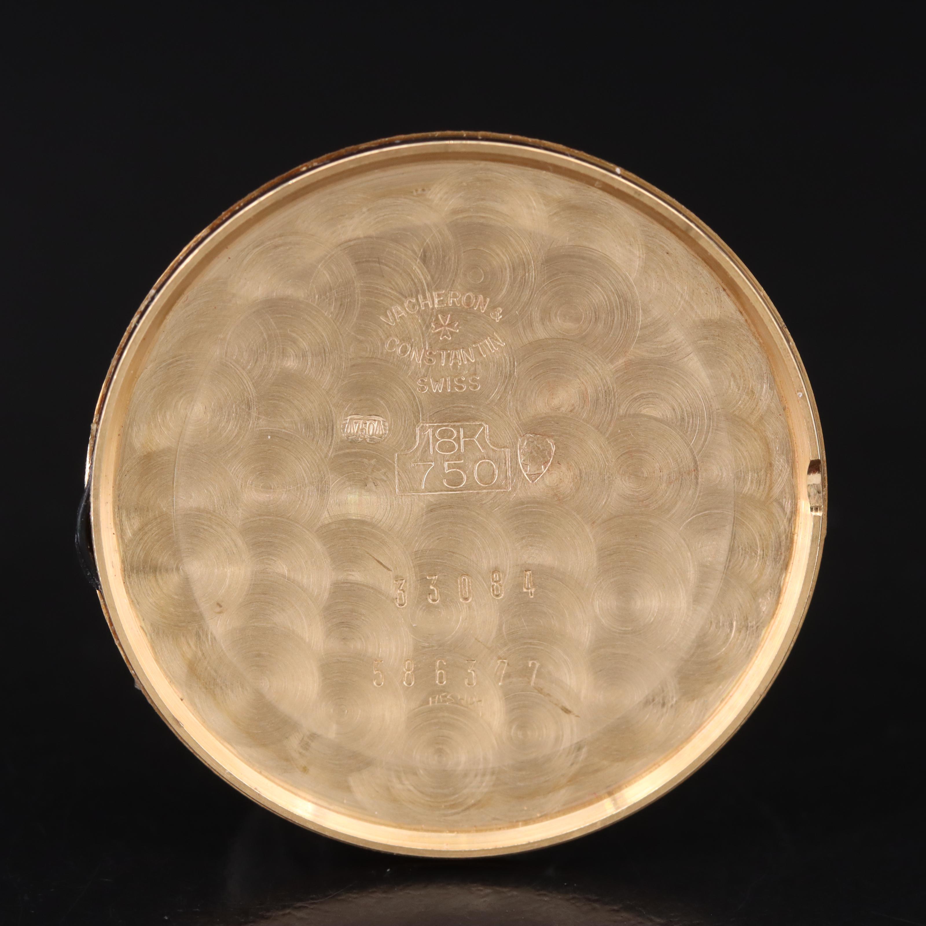 18K Vacheron Constantin Historiques Sigma Dial Stem Wind Watch