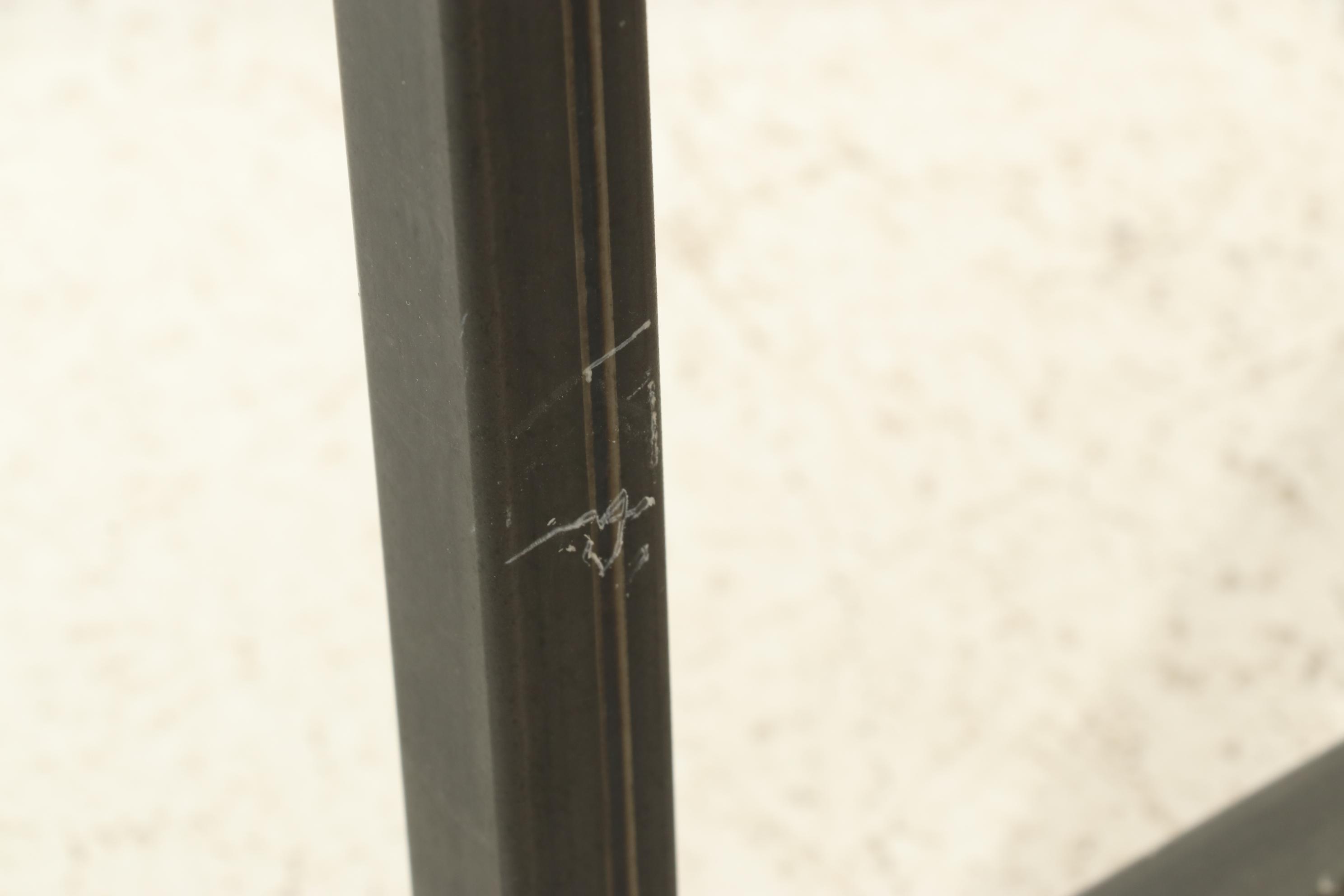 Modern Industrial Style Spalted Maple and Iron Desk