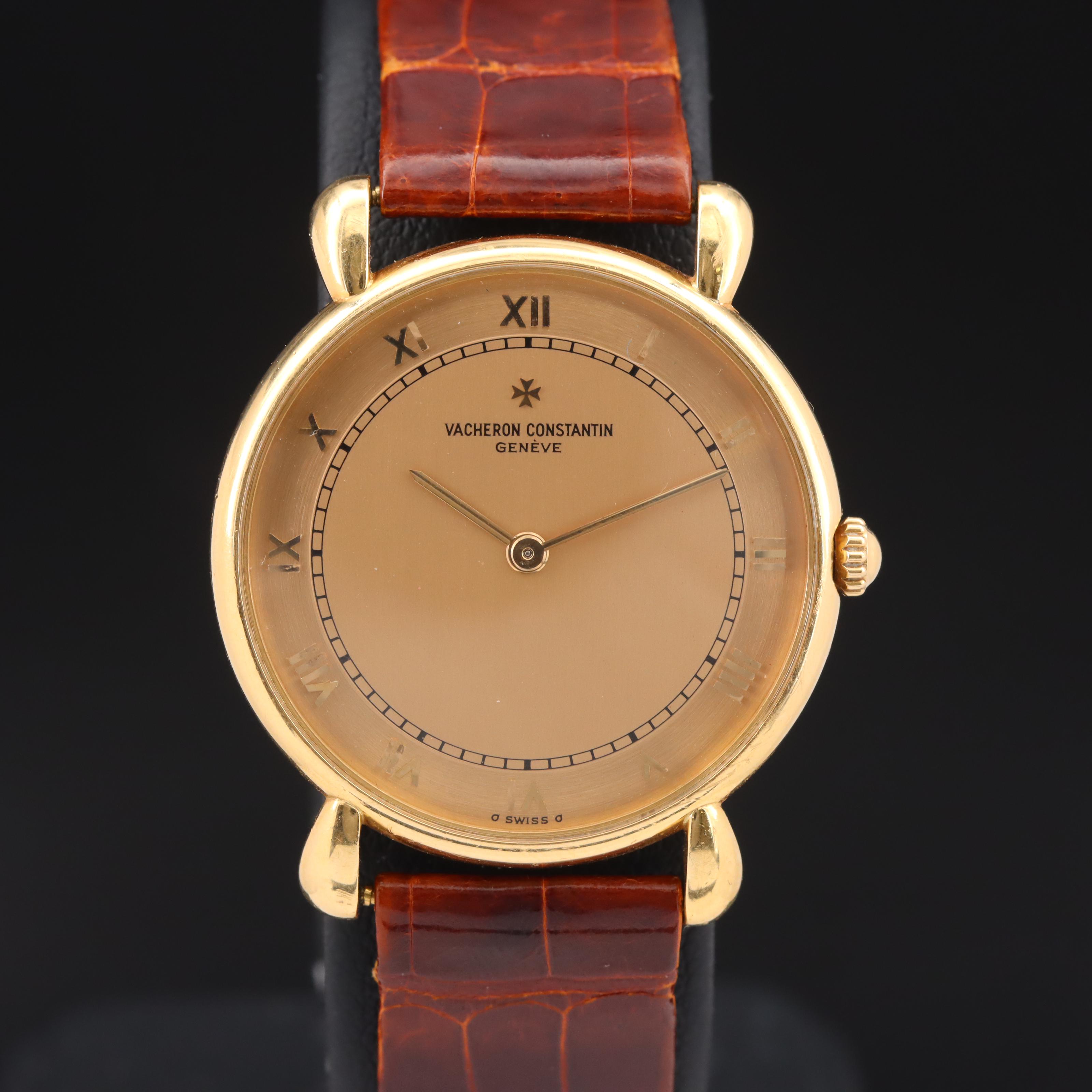 18K Vacheron Constantin Historiques Sigma Dial Stem Wind Watch