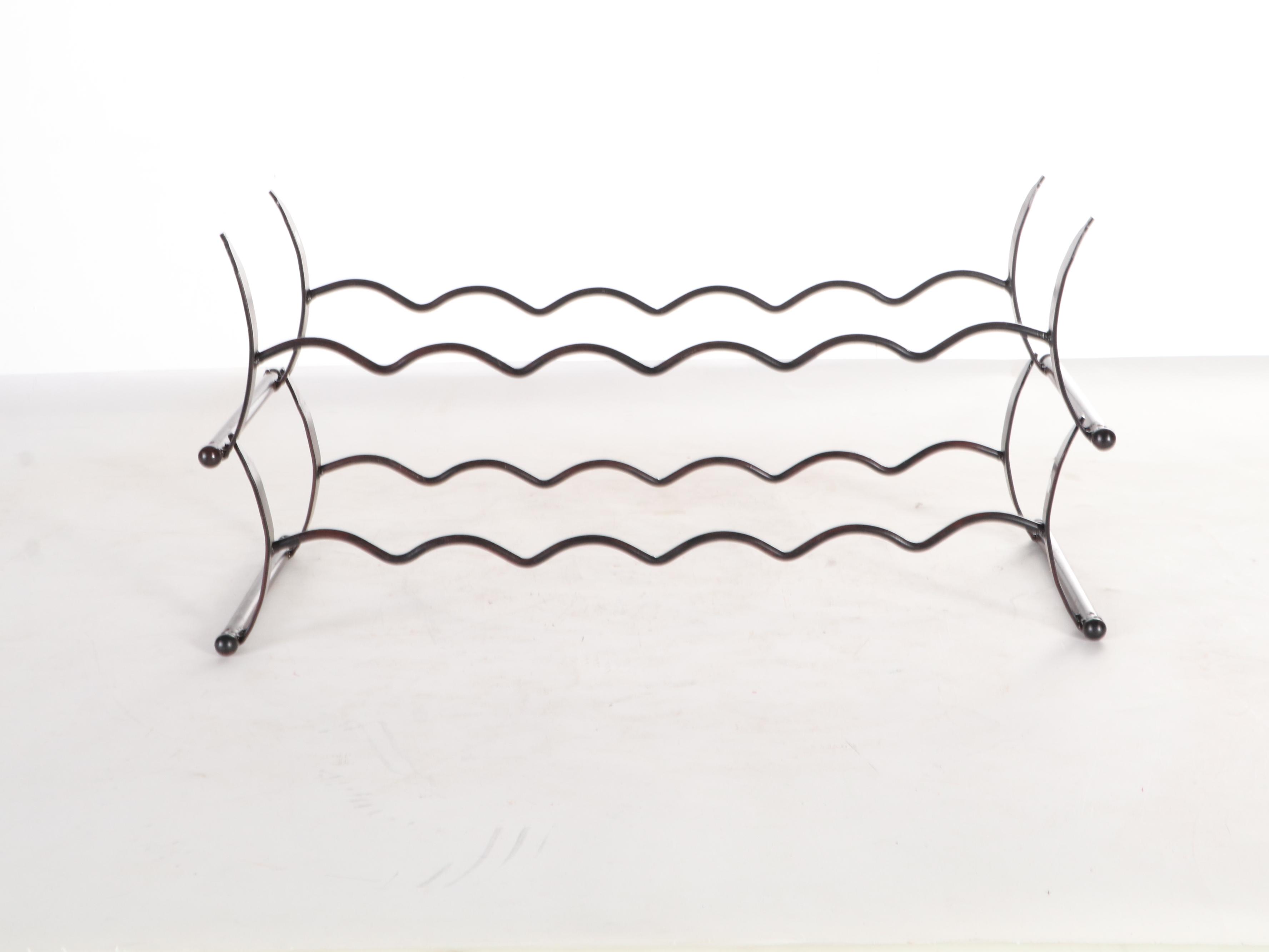 Table Top Wine Opener with Metal Wine Racks