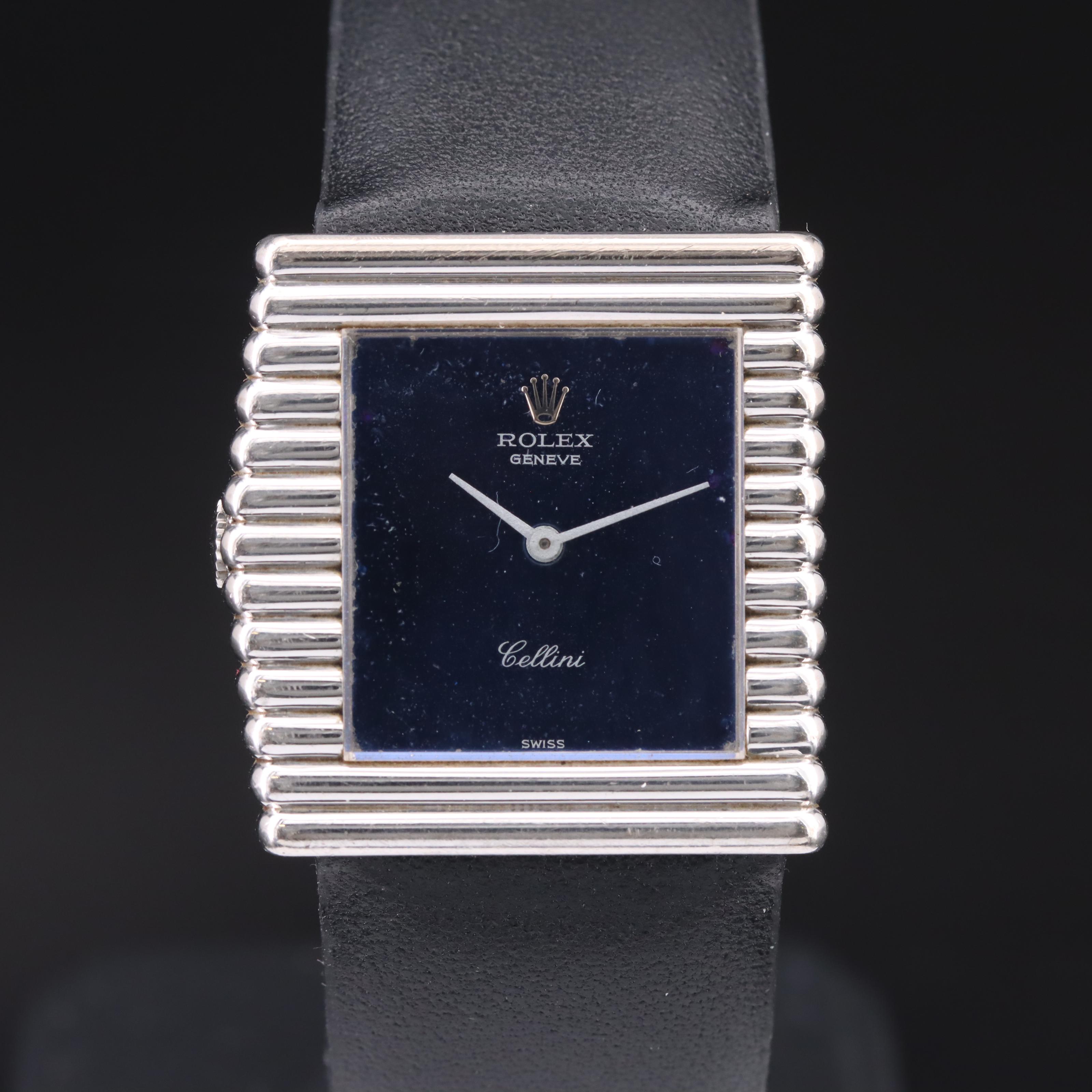 1973 Rolex "King Midas" Cellini 18K Lapis Lazuli Watch