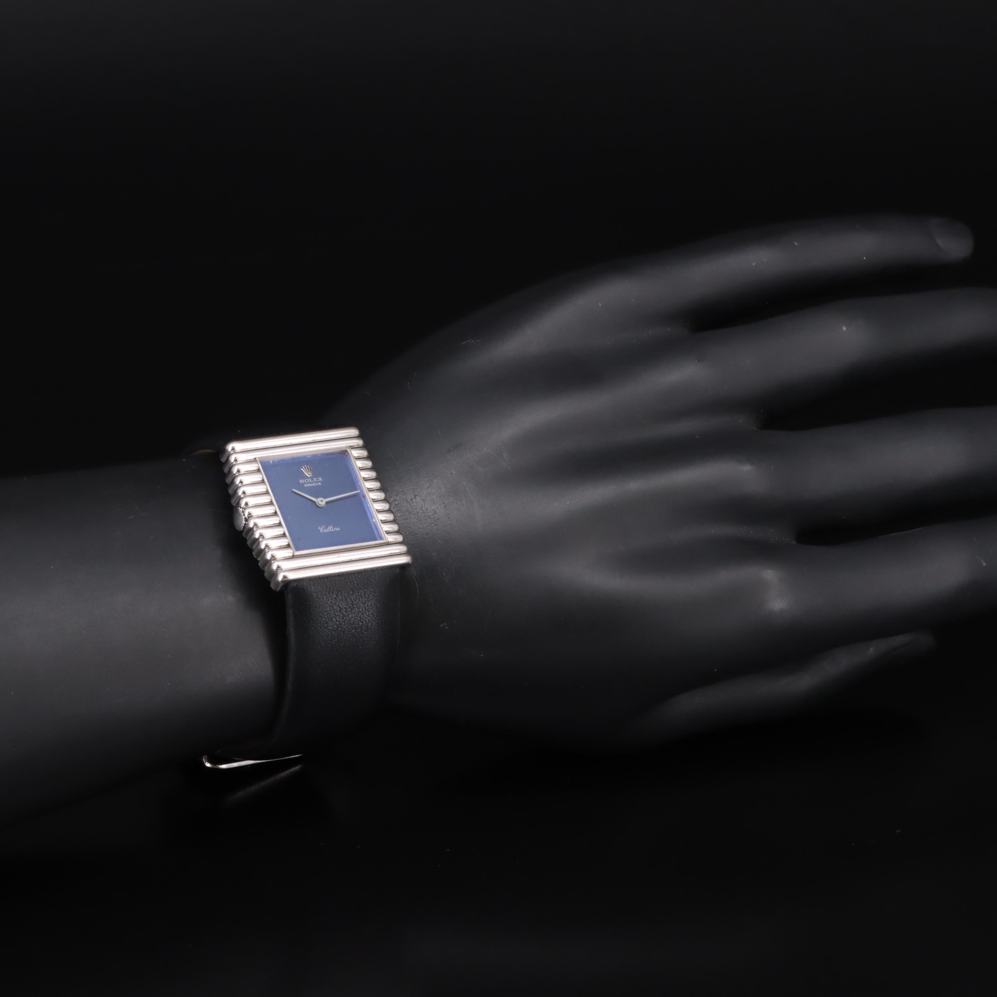 1973 Rolex "King Midas" Cellini 18K Lapis Lazuli Watch