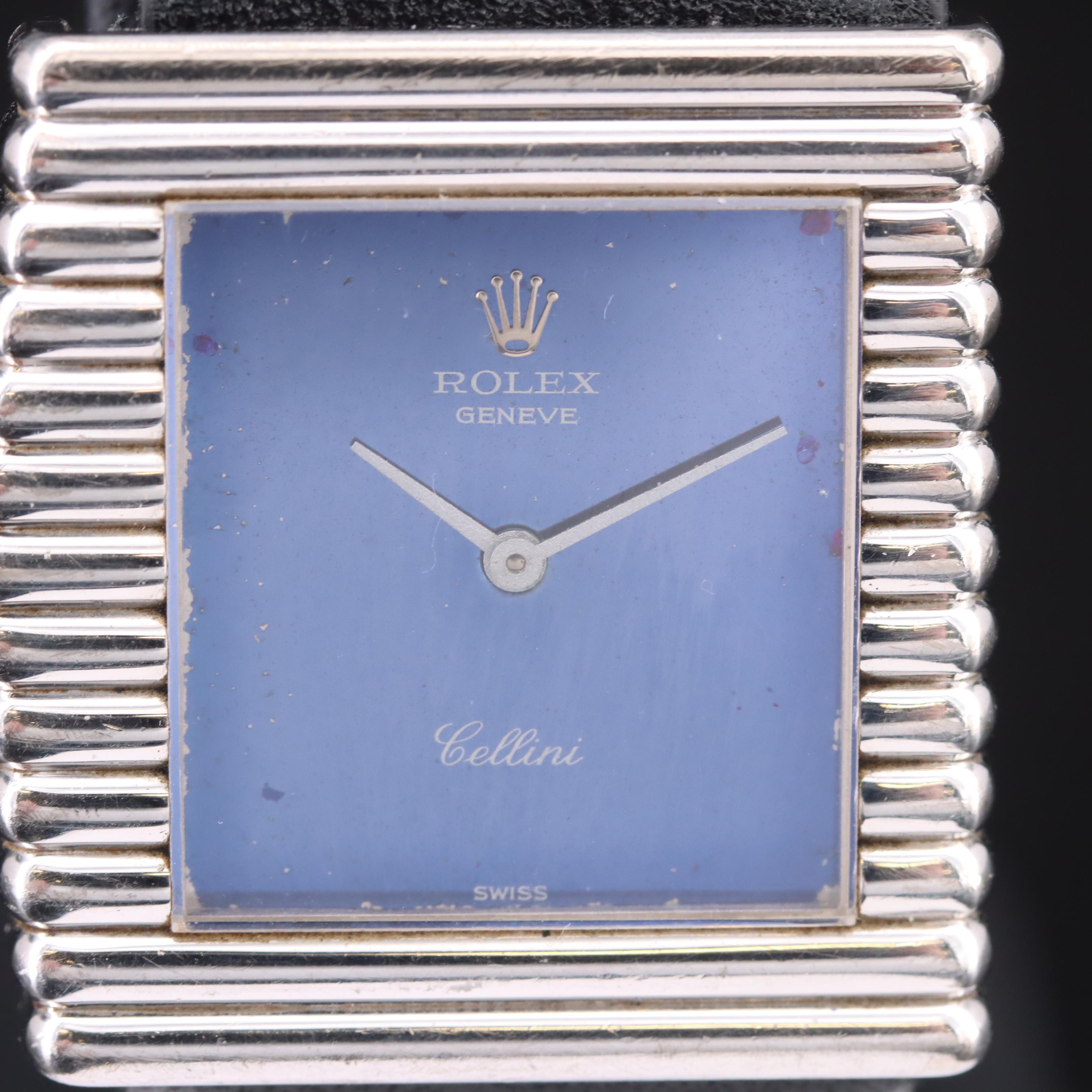 1973 Rolex "King Midas" Cellini 18K Lapis Lazuli Watch