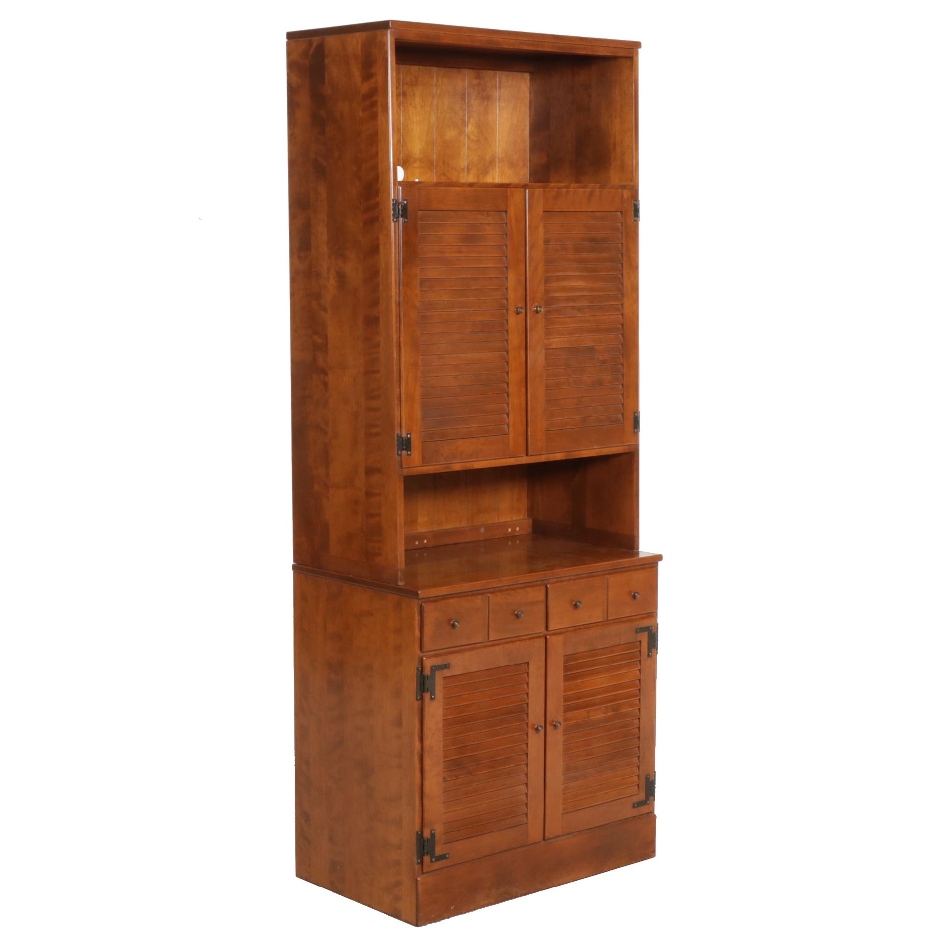 Ethan Allen Wooden Computer Media Cabinet