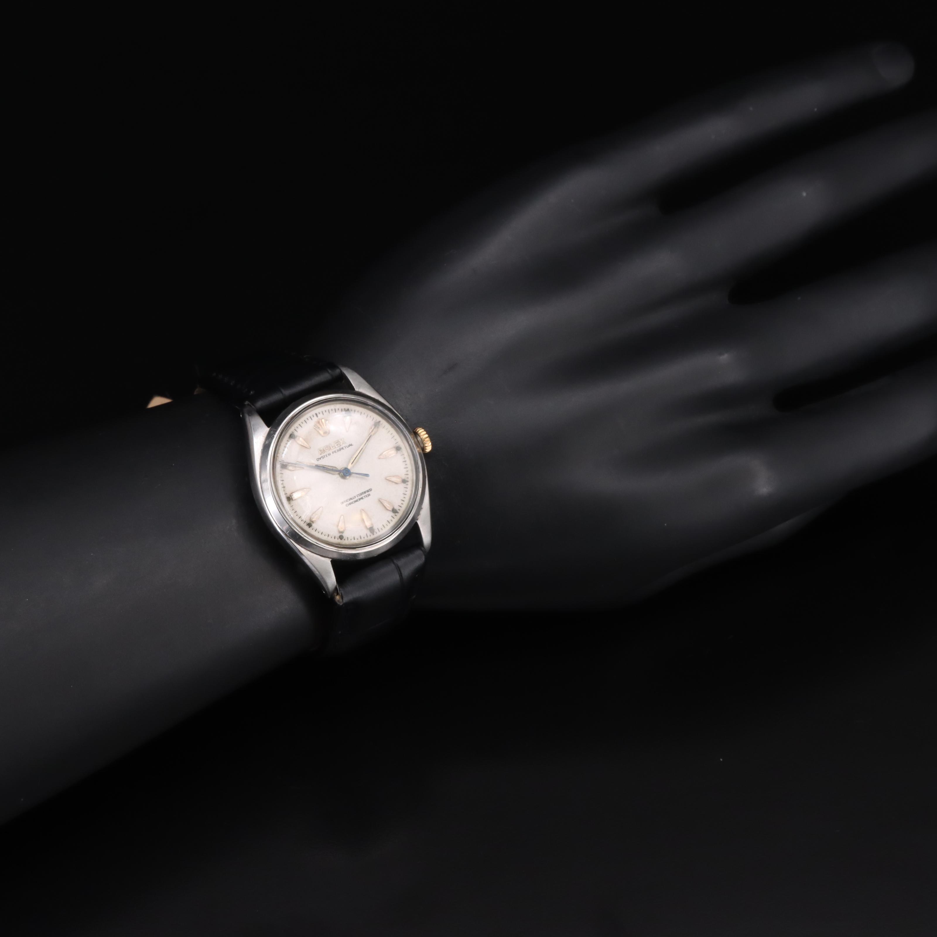 1957 Rolex Oyster Perpetual Bubbleback Watch