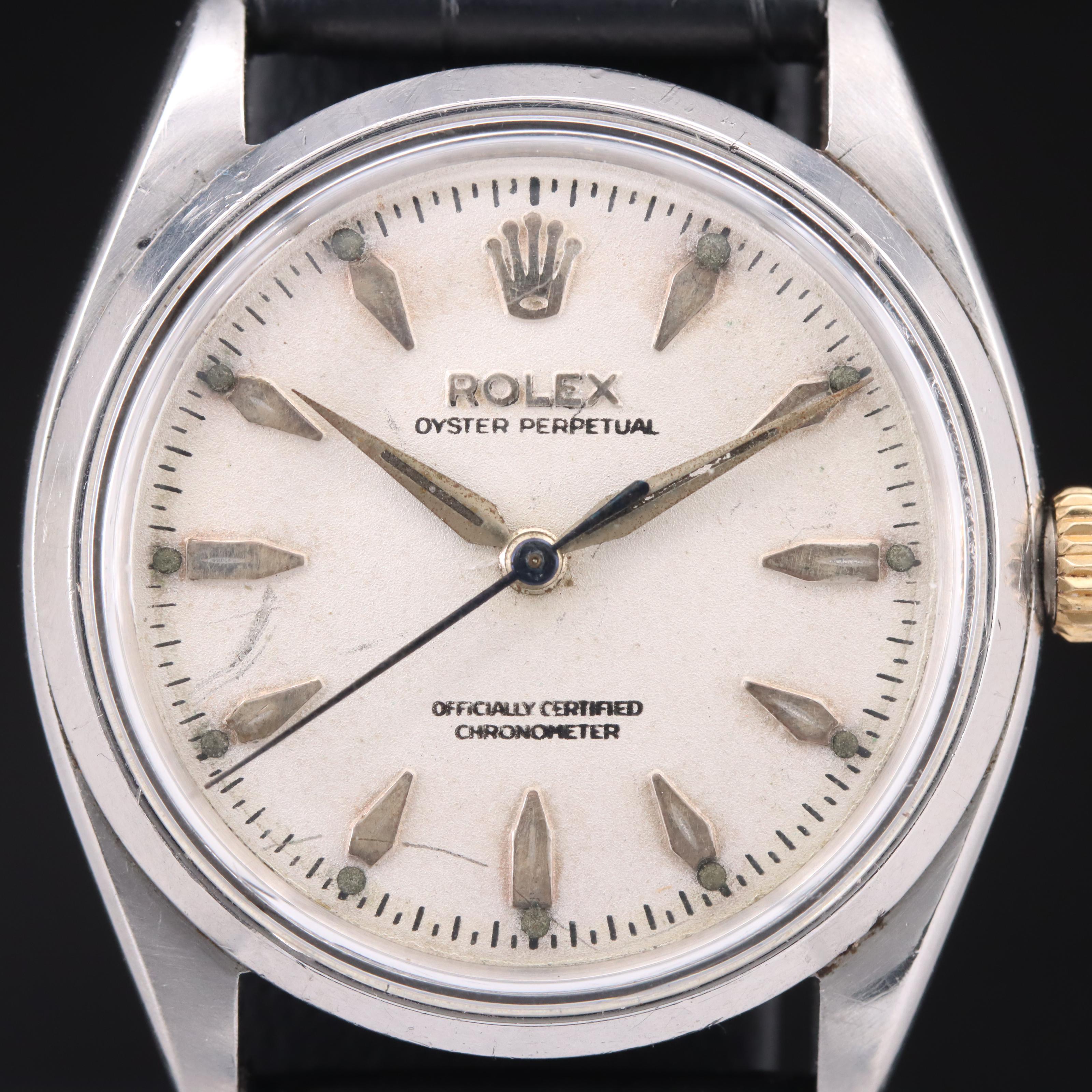 1957 Rolex Oyster Perpetual Bubbleback Watch