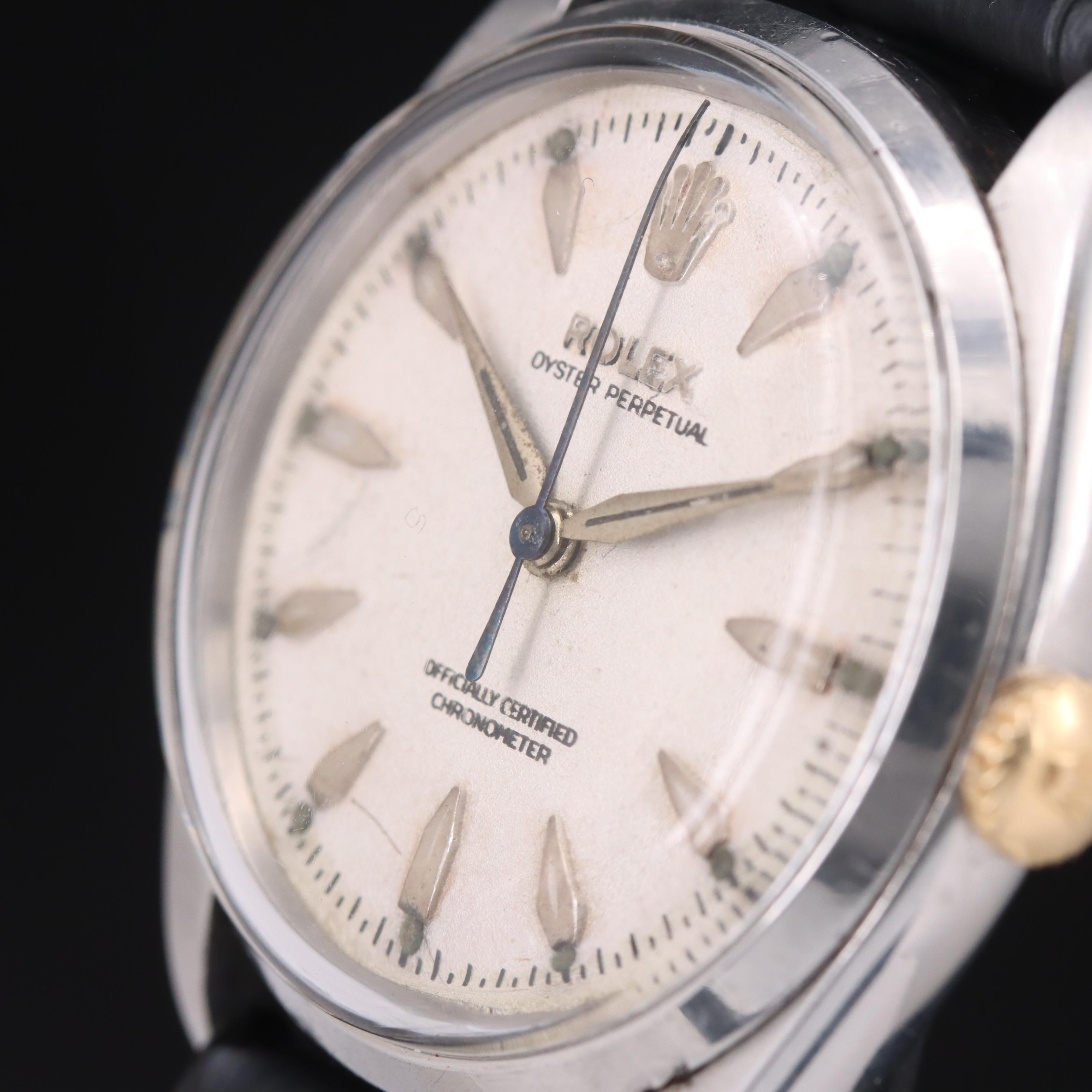 1957 Rolex Oyster Perpetual Bubbleback Watch