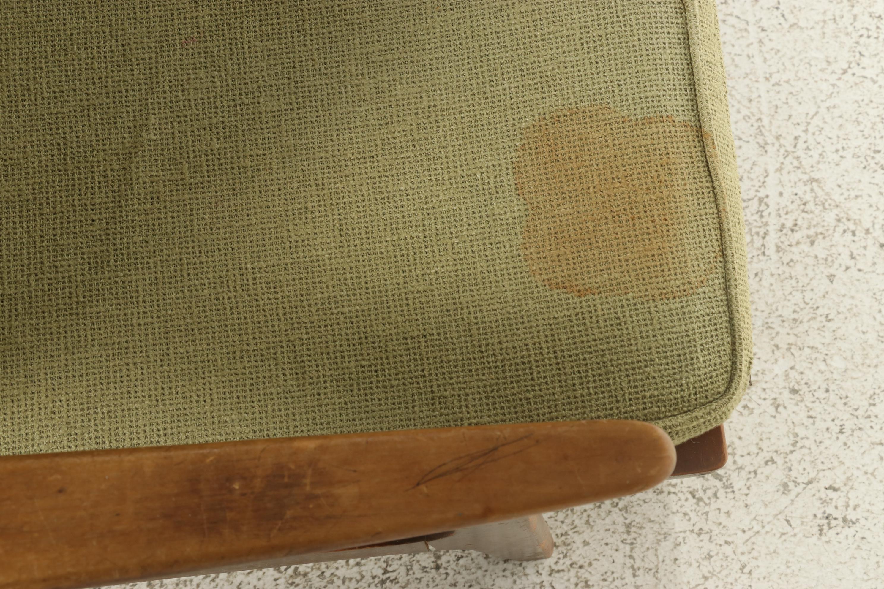 Danish Modern Style Walnut Side Chair, Mid-20th Century