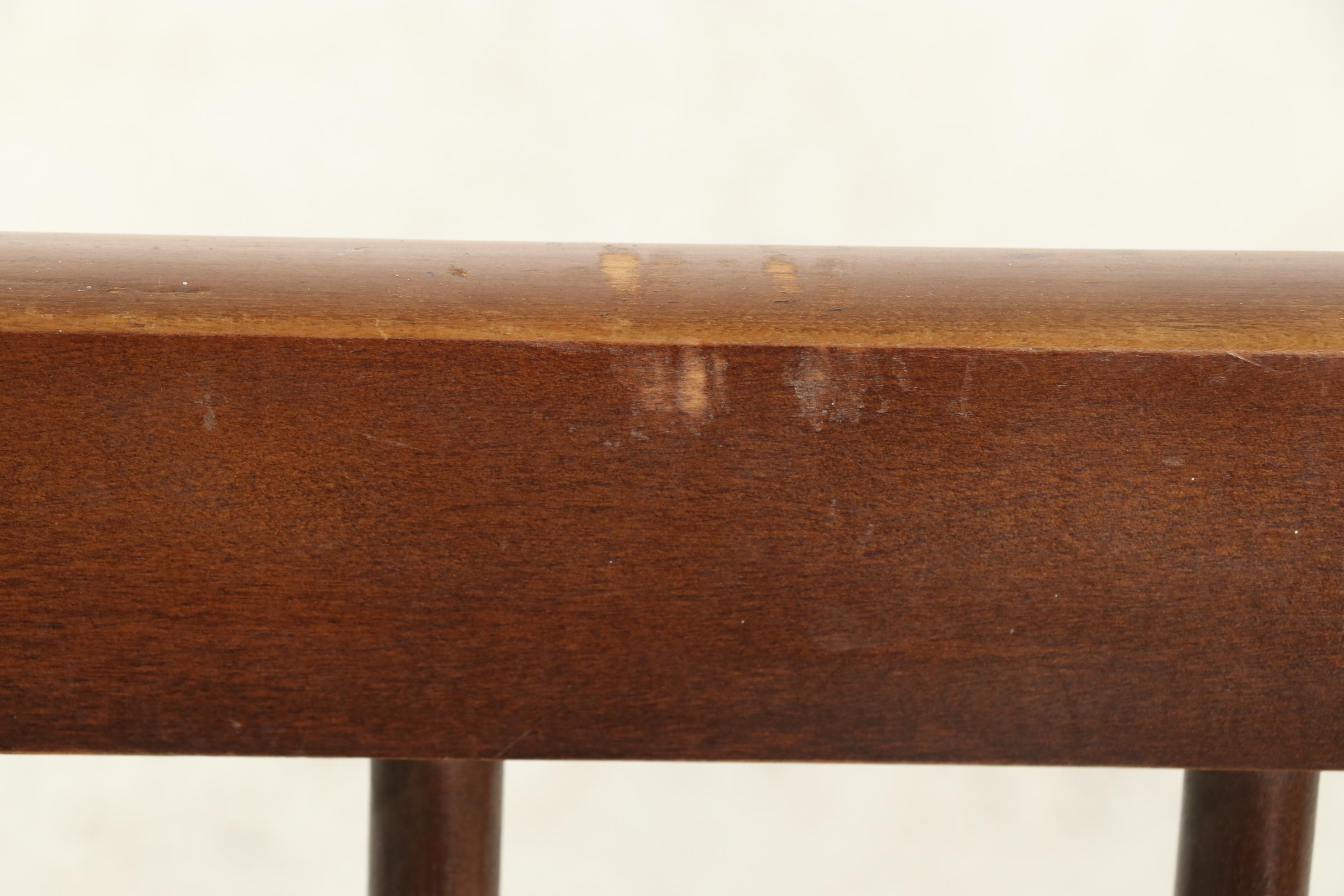 Danish Modern Style Walnut Side Chair, Mid-20th Century