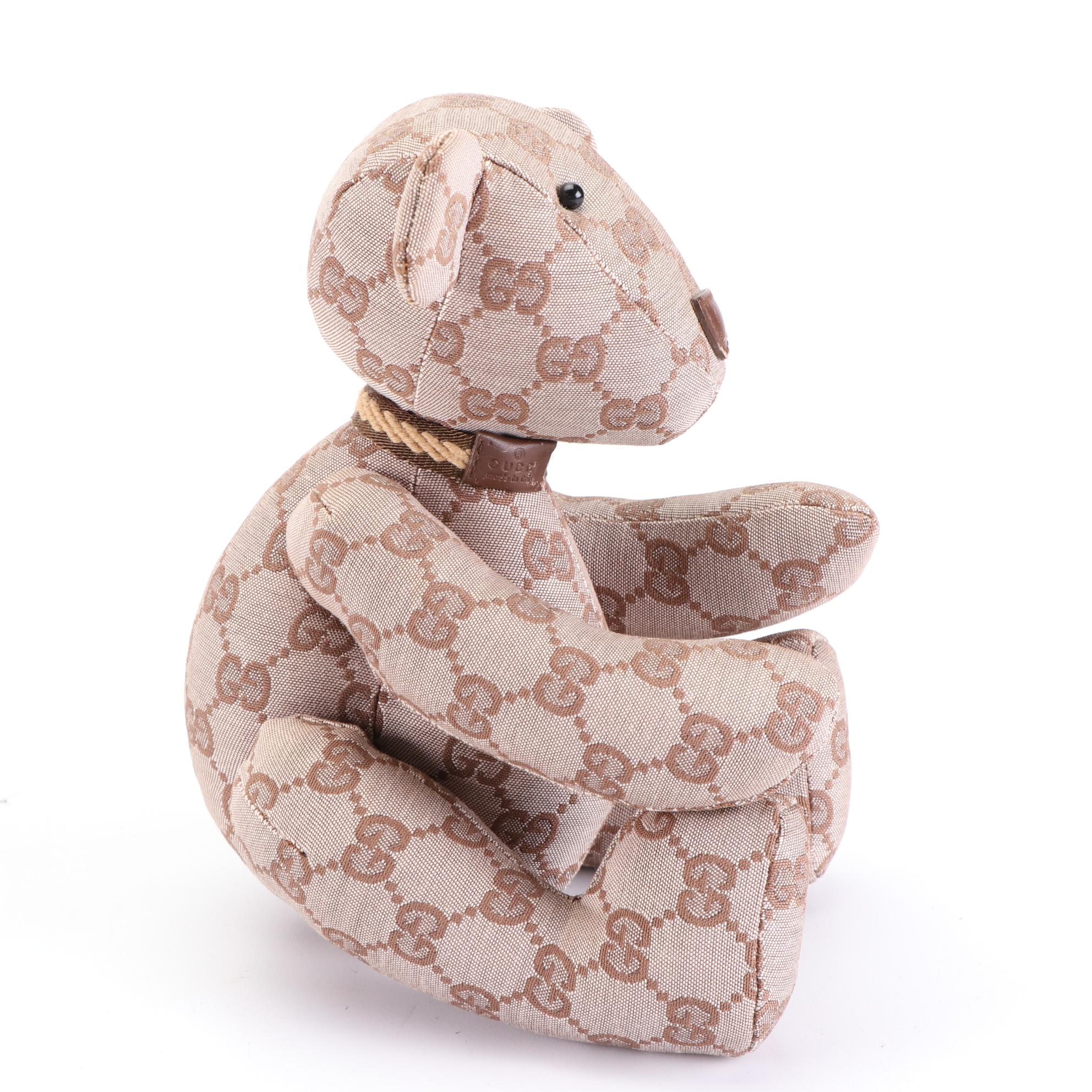 Gucci GG Canvas Teddy Bear