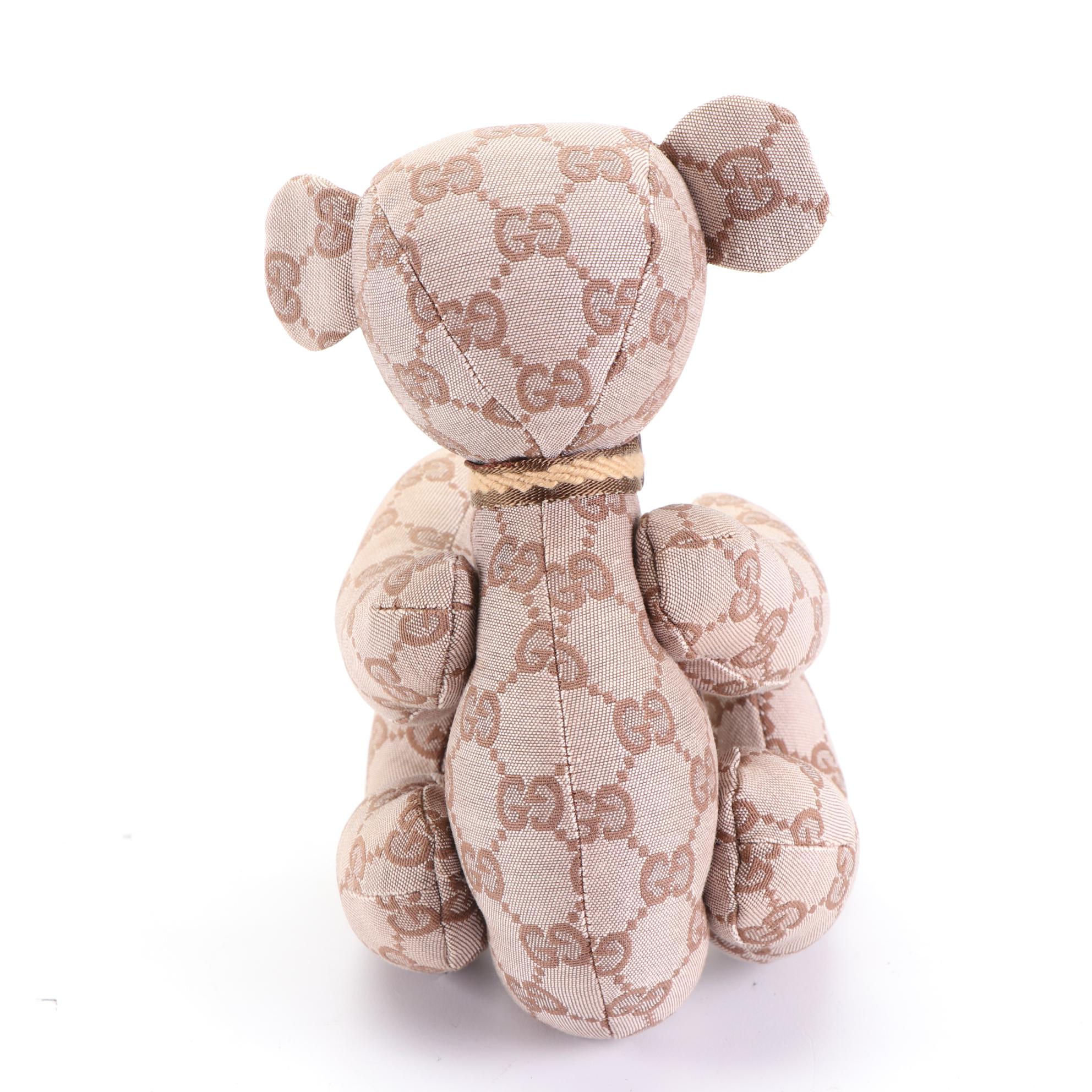 Gucci GG Canvas Teddy Bear