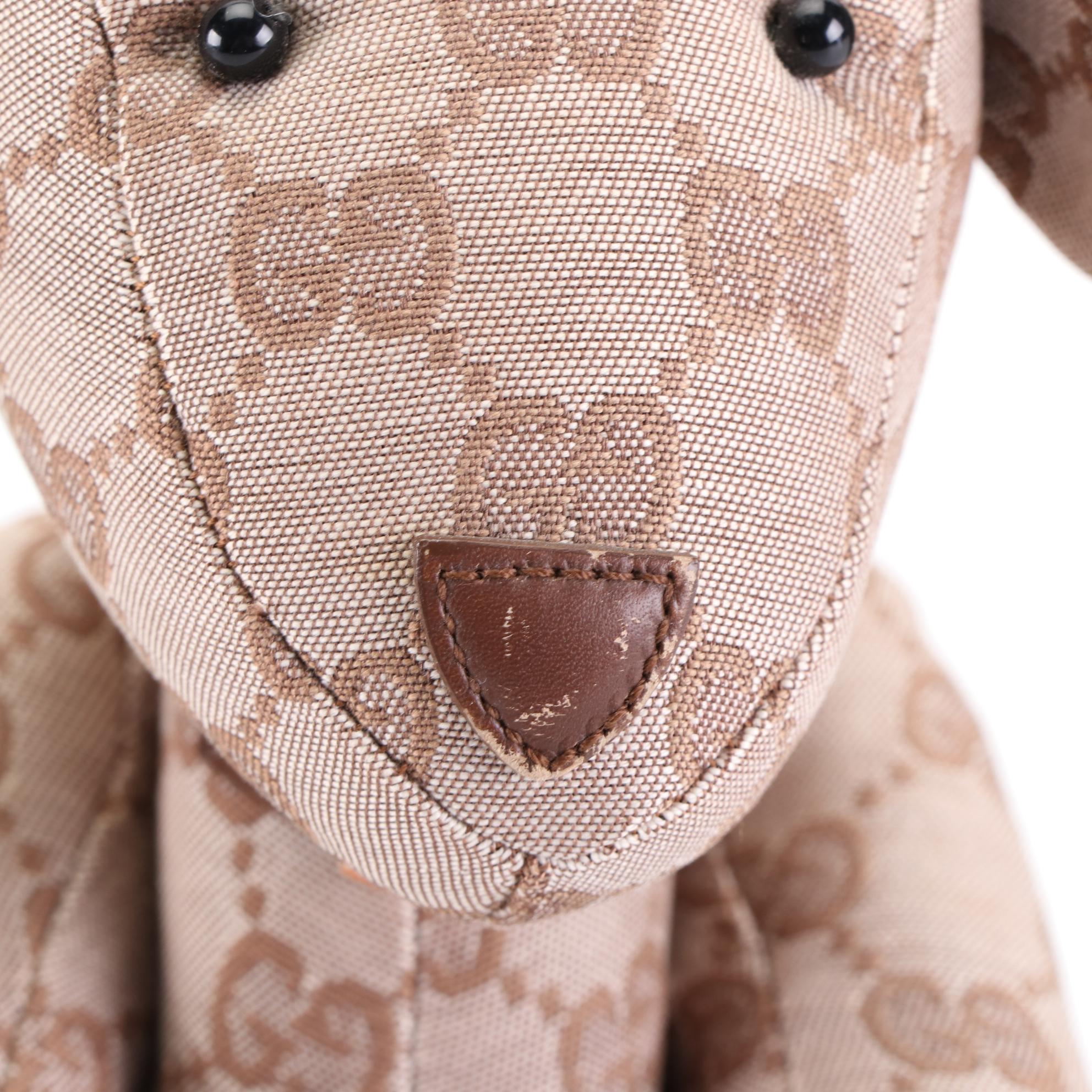 Gucci GG Canvas Teddy Bear