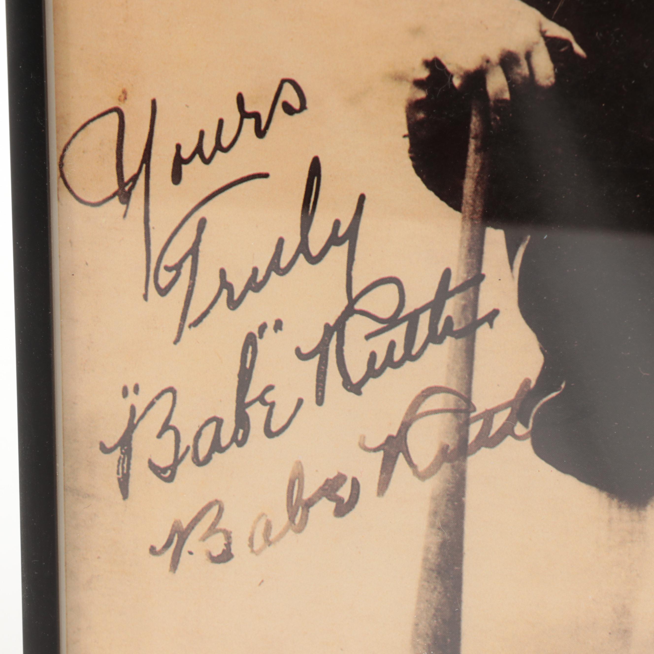 Babe Ruth Facsimile Signed Giclées with Golden Legends Card, and More