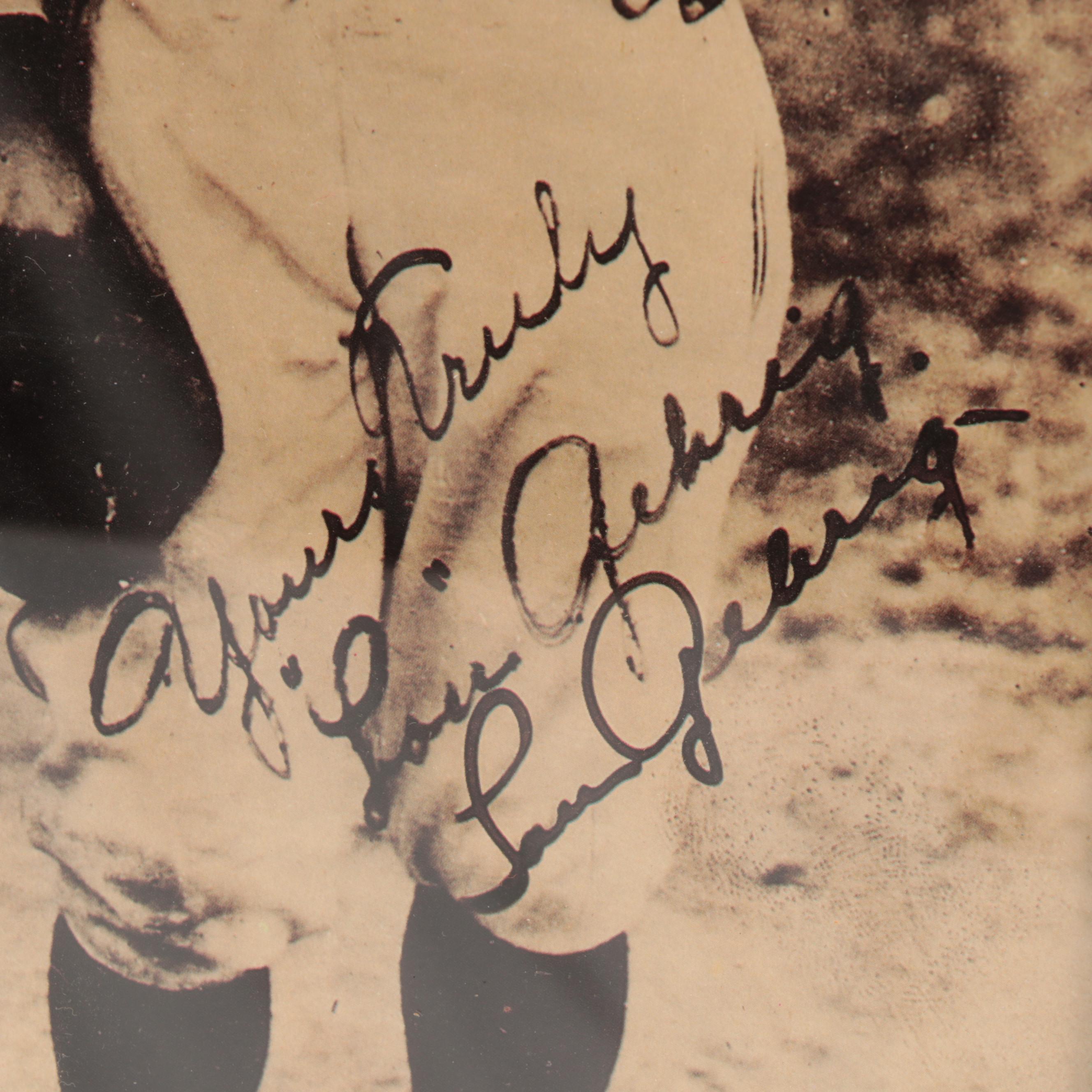 Babe Ruth Facsimile Signed Giclées with Golden Legends Card, and More