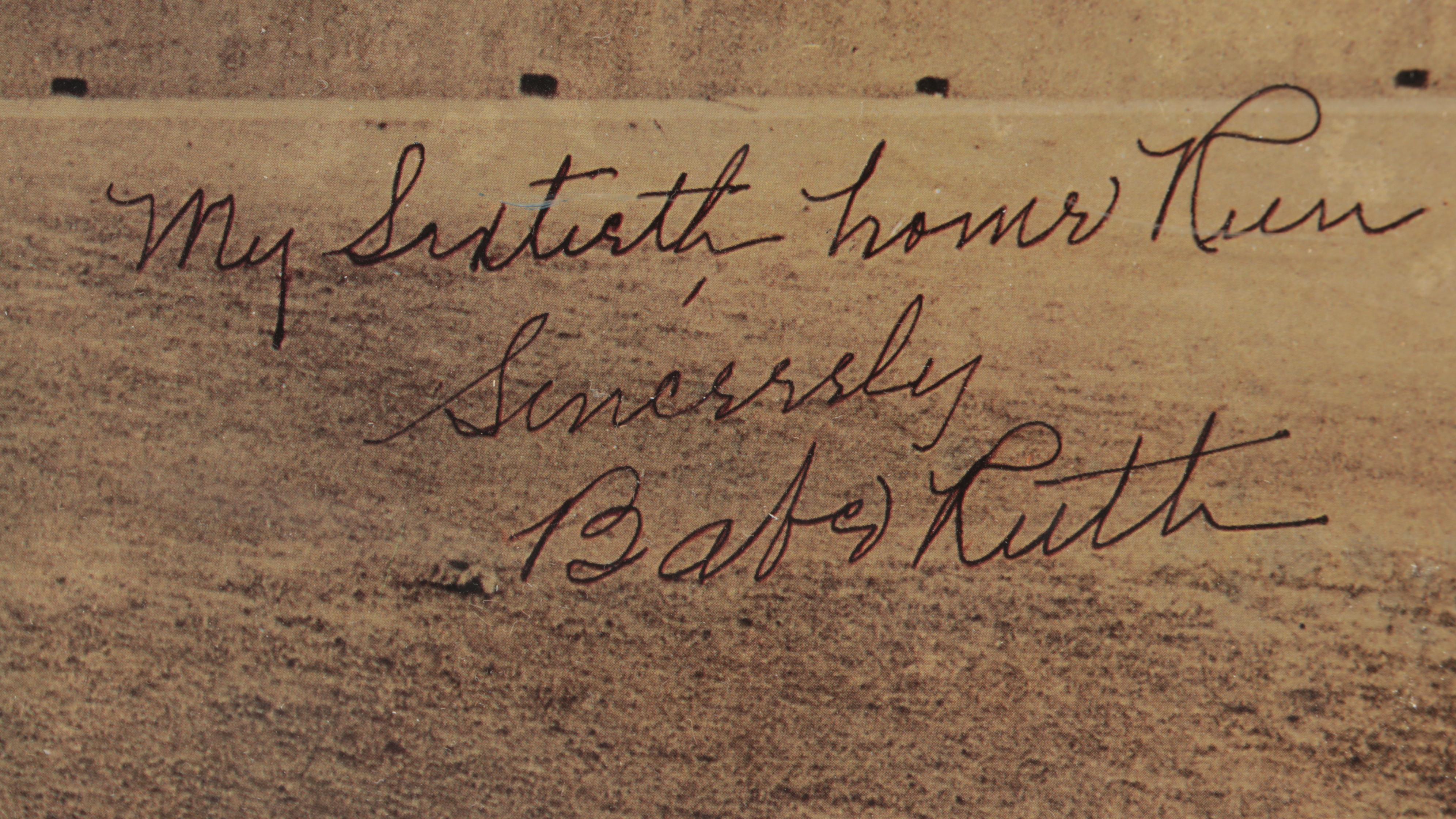 Babe Ruth Facsimile Signed Giclées with Golden Legends Card, and More