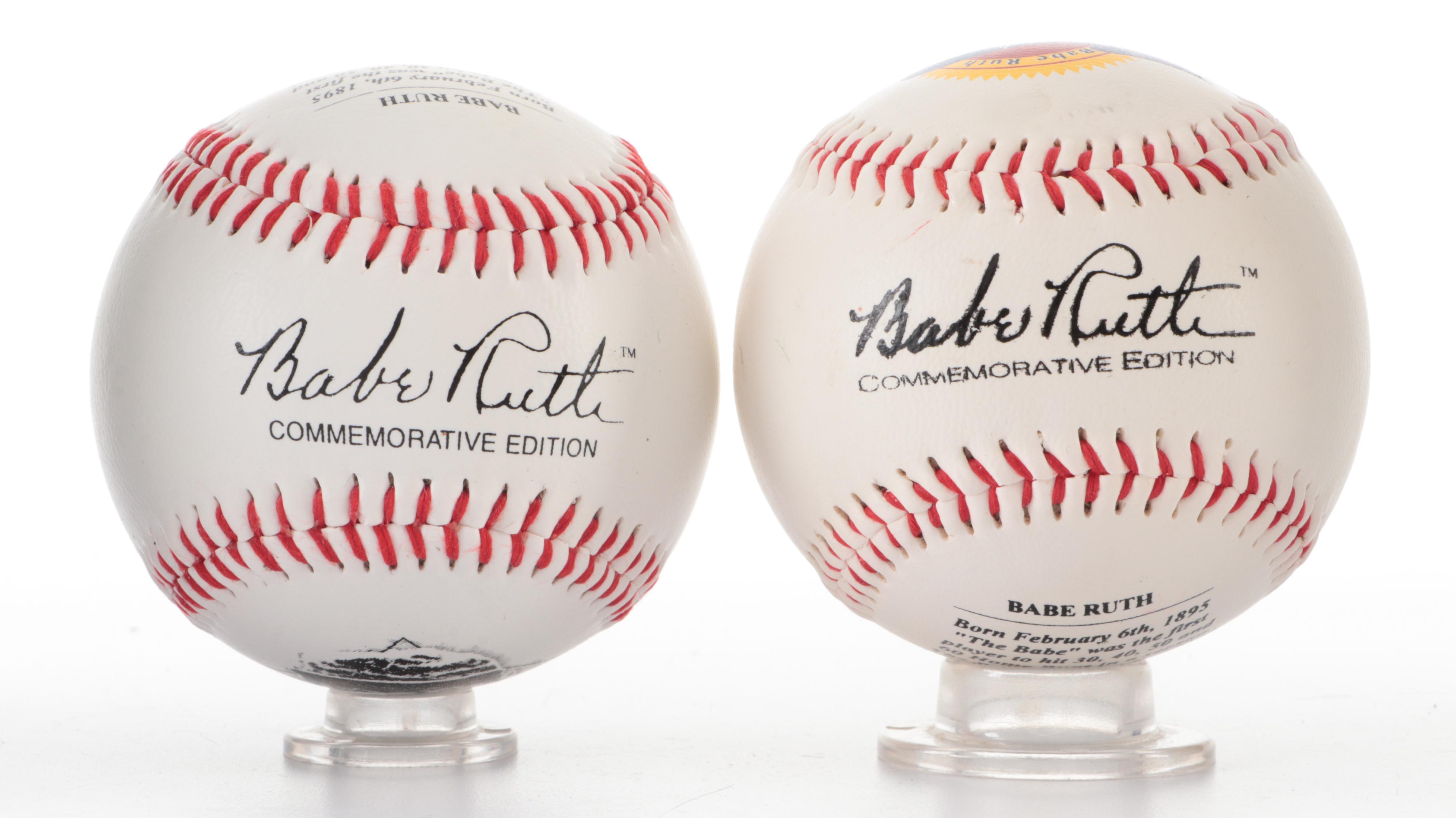 Babe Ruth Facsimile Signed Giclées with Golden Legends Card, and More