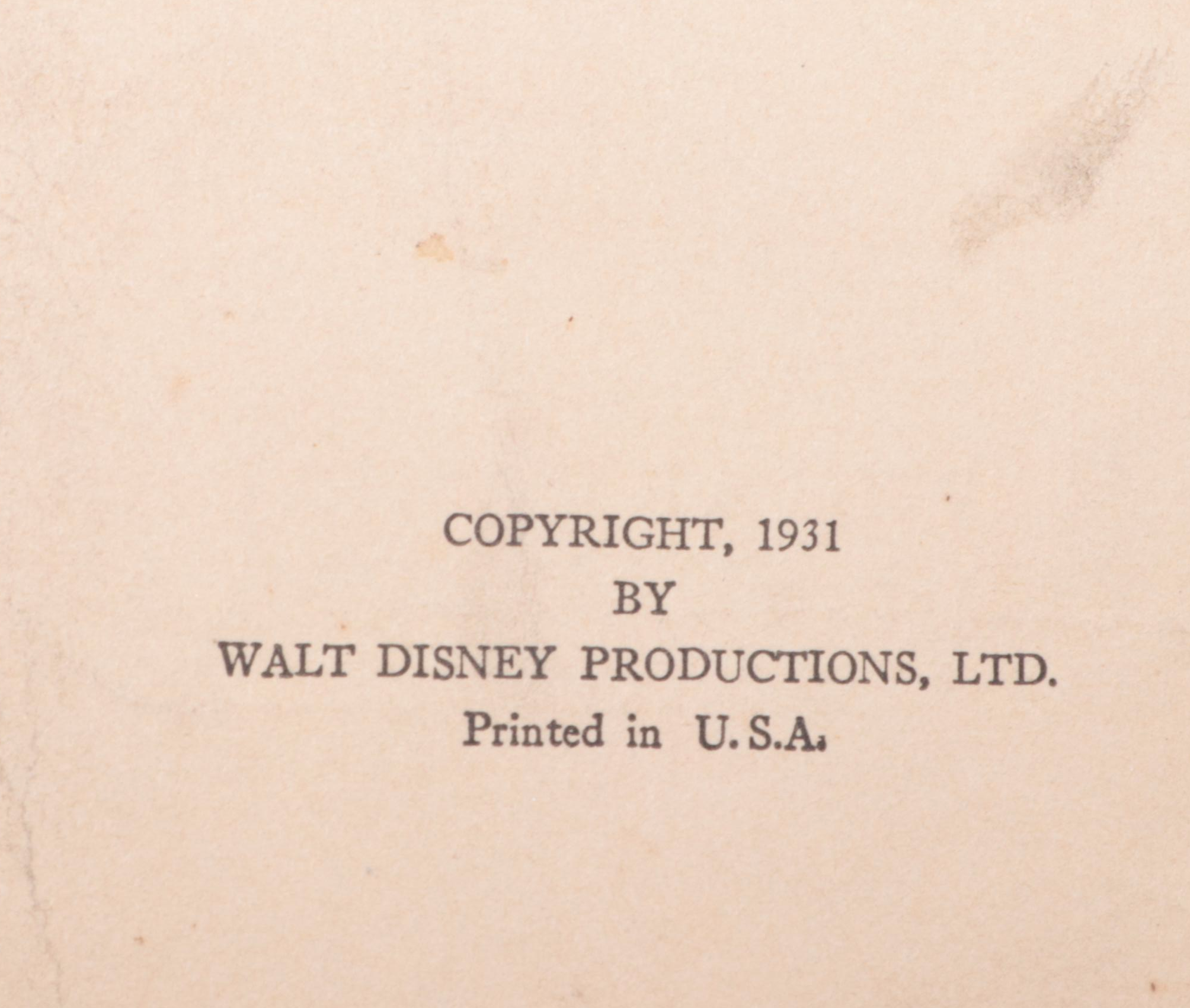 Illustrated "Mickey Mouse Story Book" with More Disney Books and Donald Duck Toy