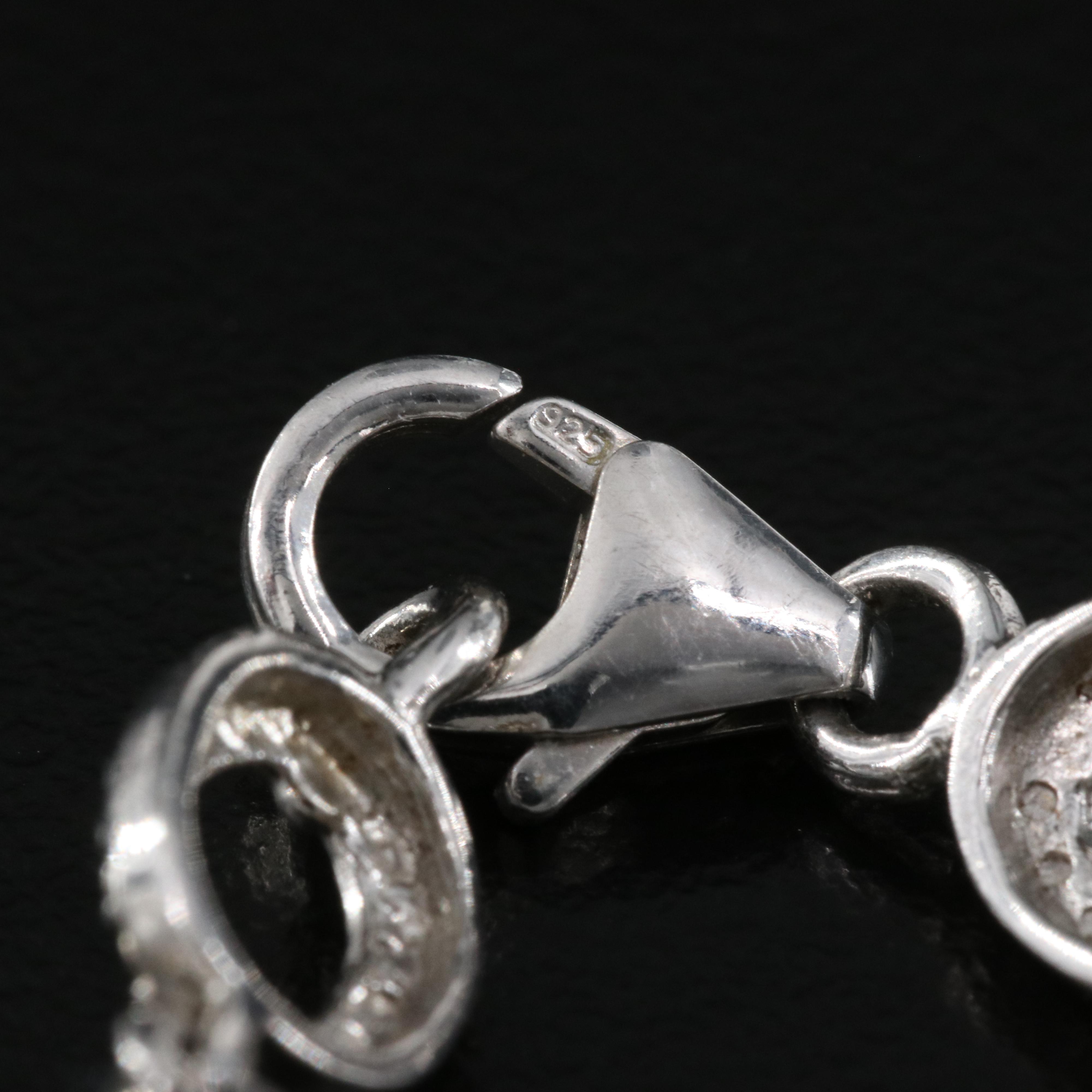 Sterling Emerald Bracelet